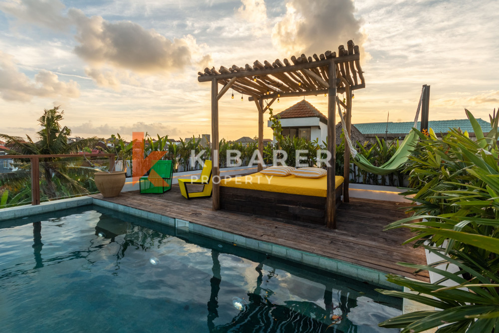 Two-bedroom Villa with Rice Field Views in Berawa