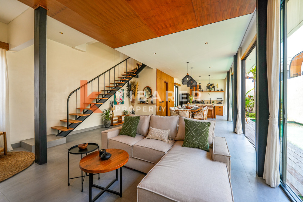 Idyllic Three-Bedroom Villa Near Cemagi Beach with Enclosed Living Space — image 12