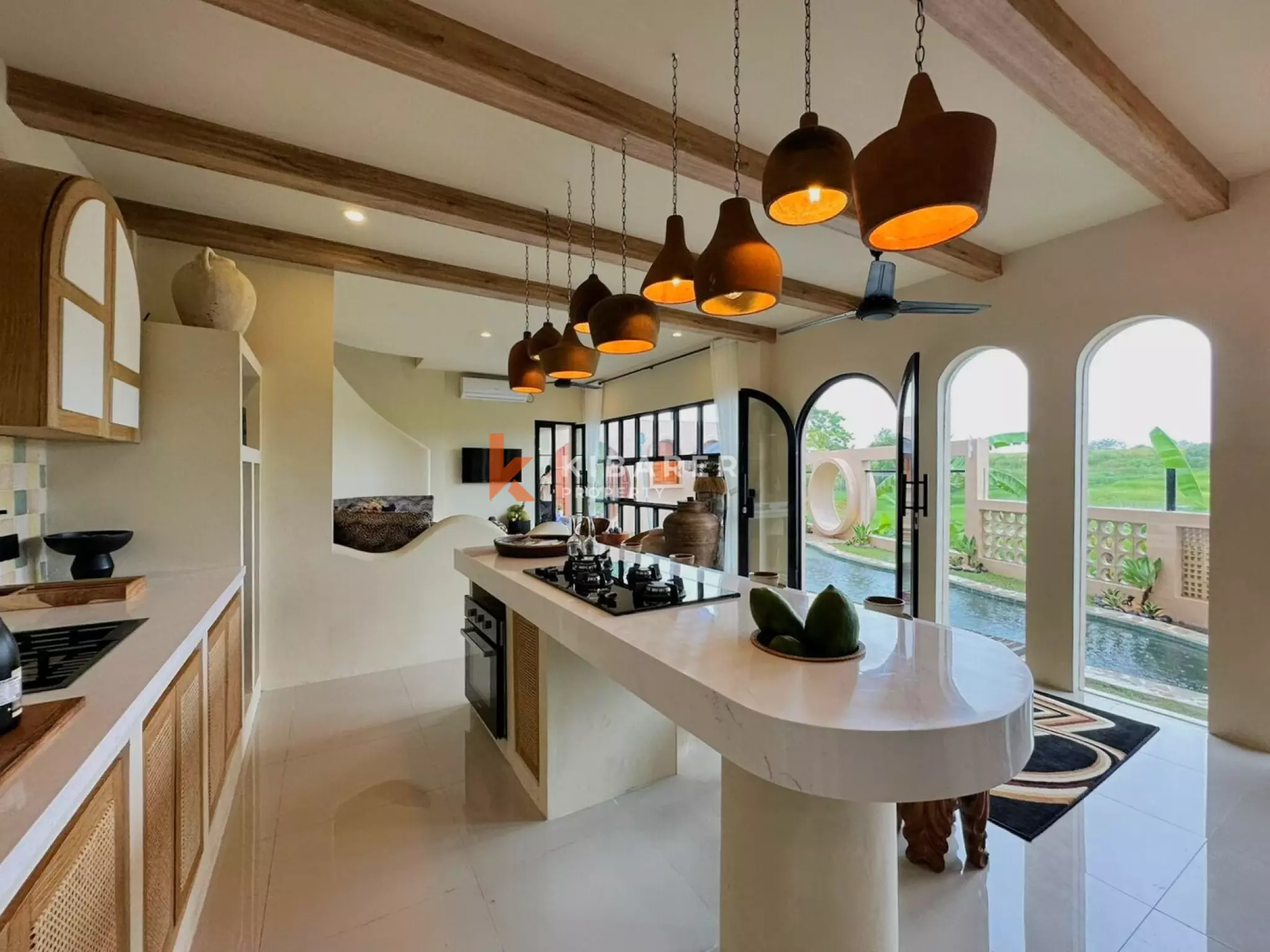 Escape to Nature Three Bedroom Villa with Rice Field Views — image 19