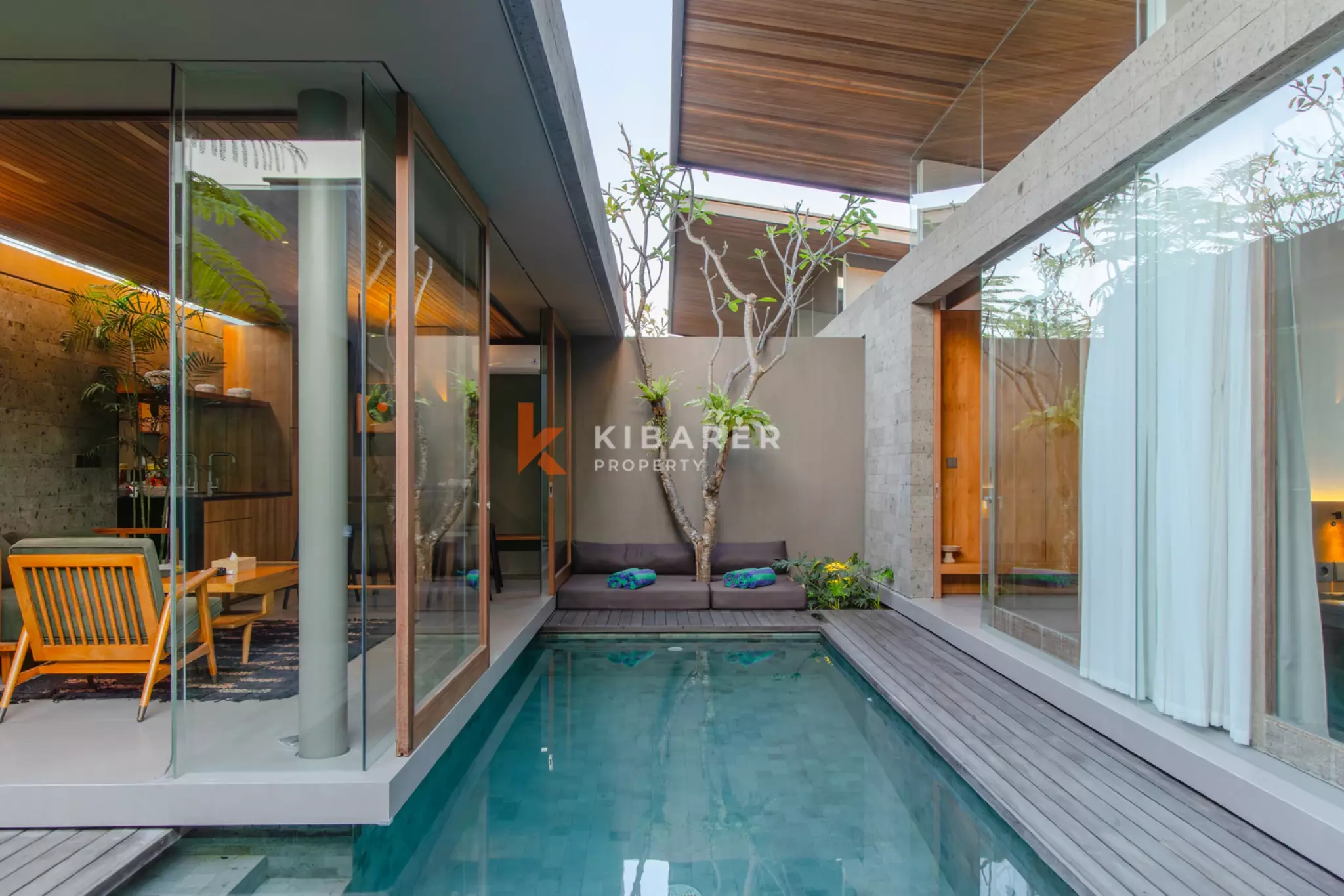 Minimalist Two Bedroom Enclosed Living Villa in Canggu — image 1