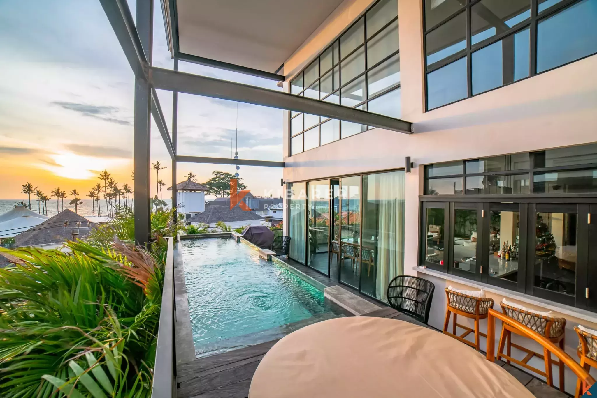 Oceanview Three-Bedroom Penthouse in Berawa