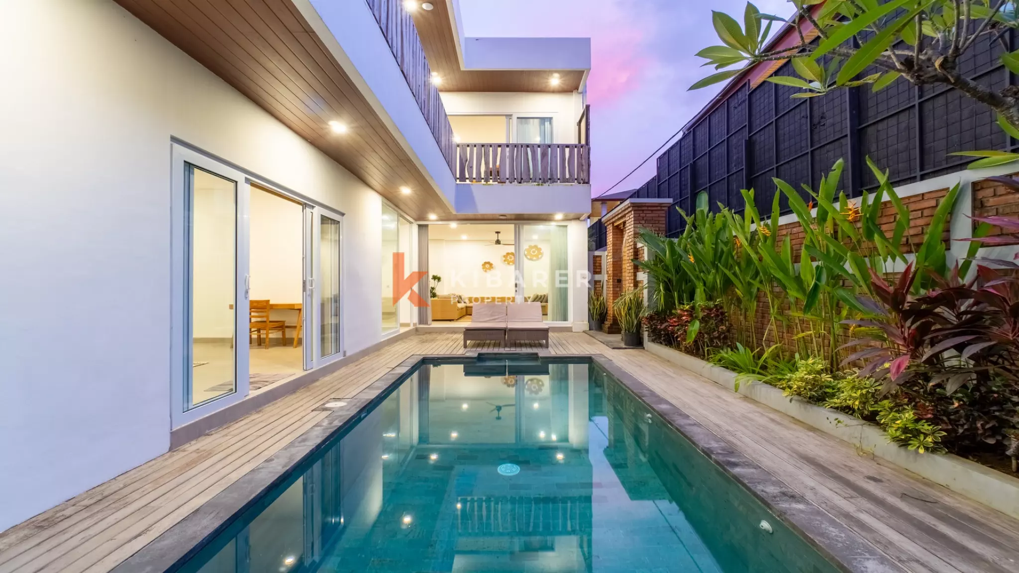 Stunning Two Storey Three-Bedroom Enclosed LivingTropical Villa in Canggu — image 2