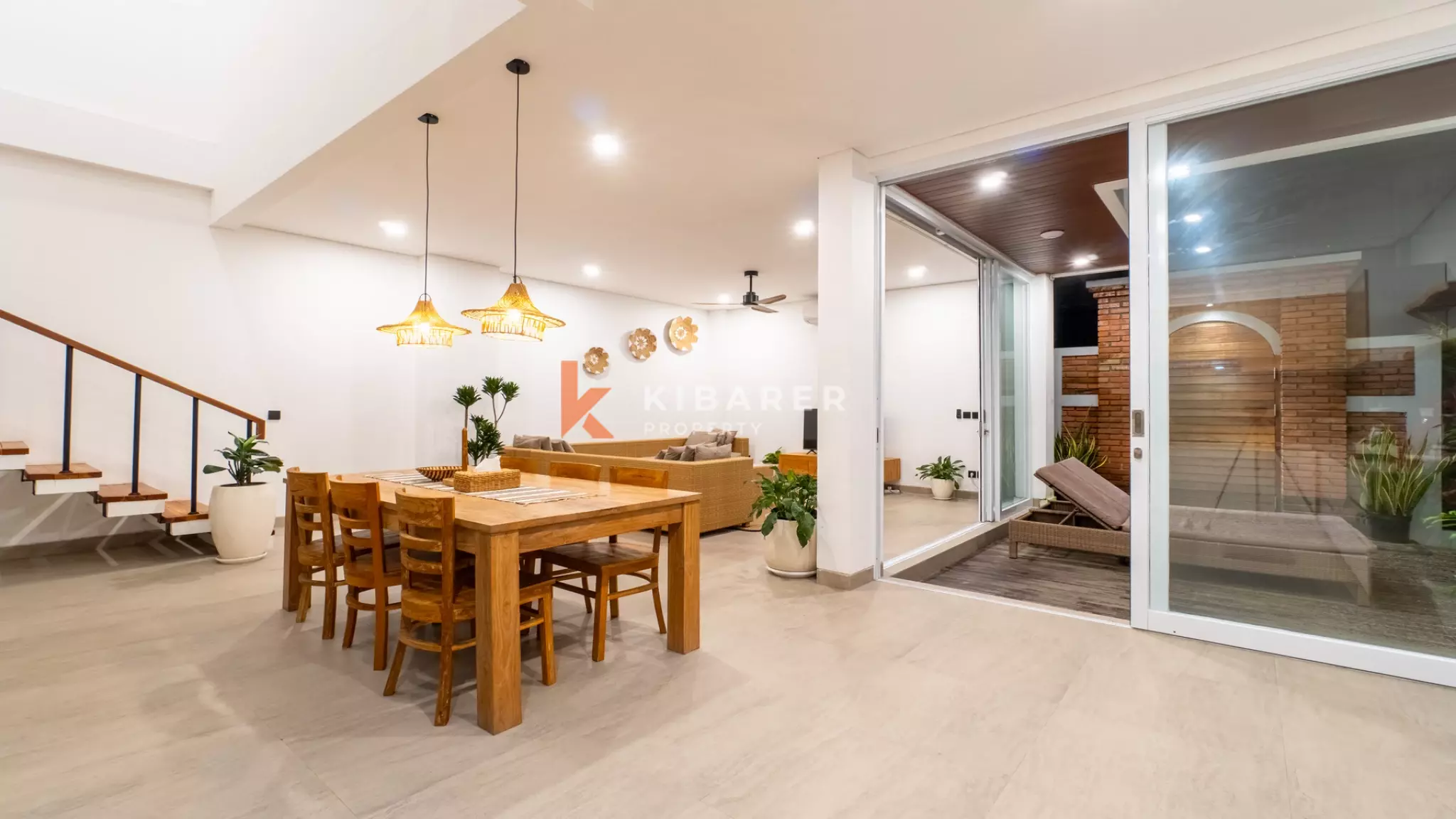 Stunning Two Storey Three-Bedroom Enclosed LivingTropical Villa in Canggu — image 6