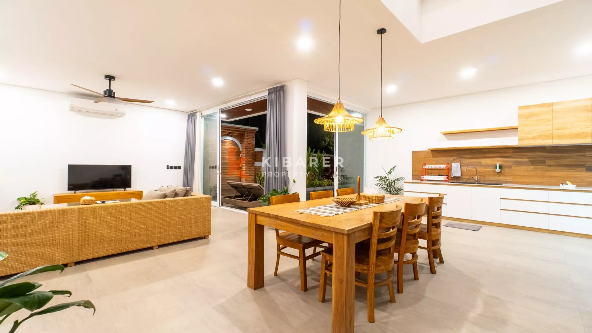 Stunning Two Storey Three-Bedroom Enclosed LivingTropical Villa in Canggu — image 7
