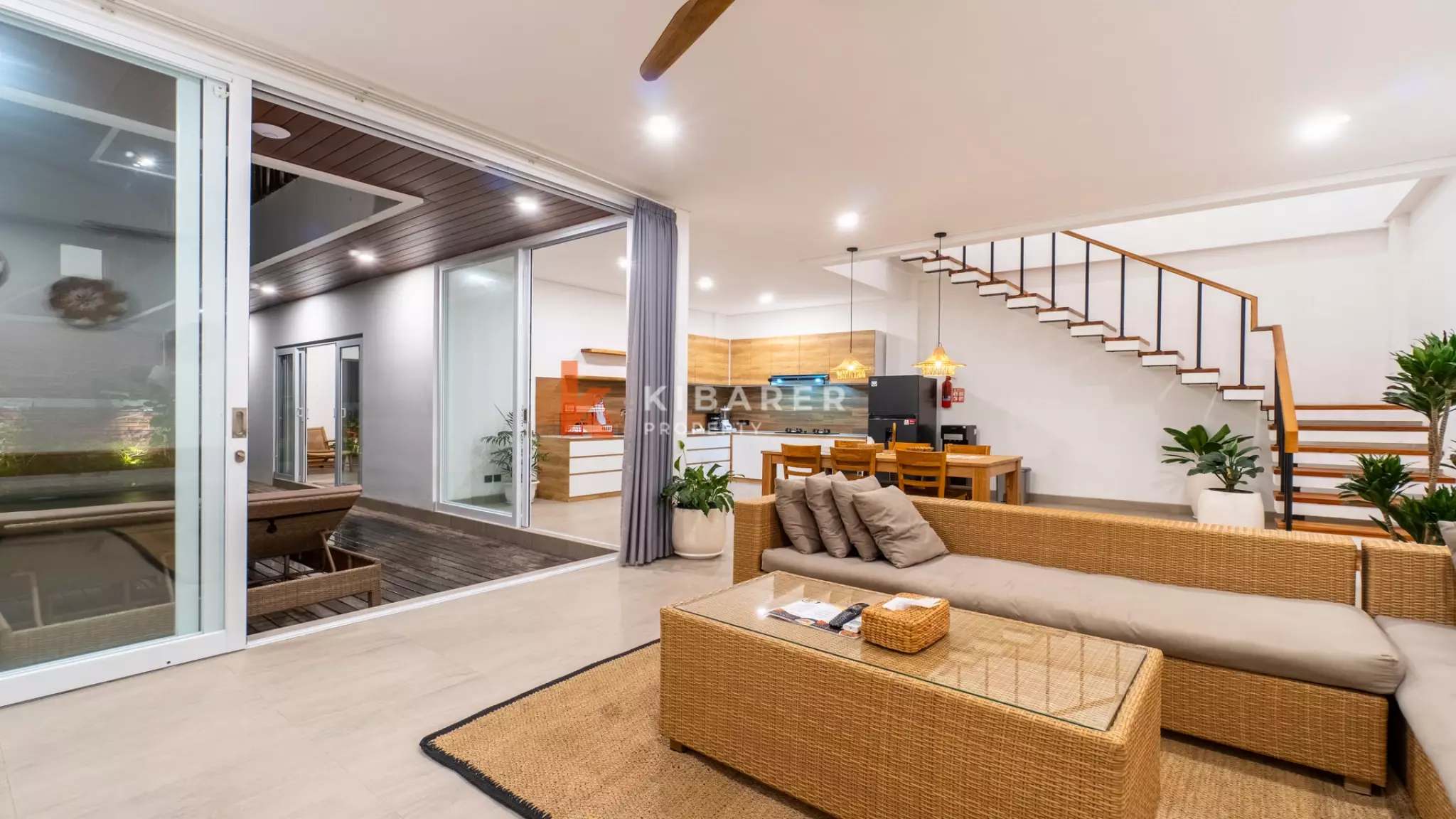 Stunning Two Storey Three-Bedroom Enclosed LivingTropical Villa in Canggu — image 11