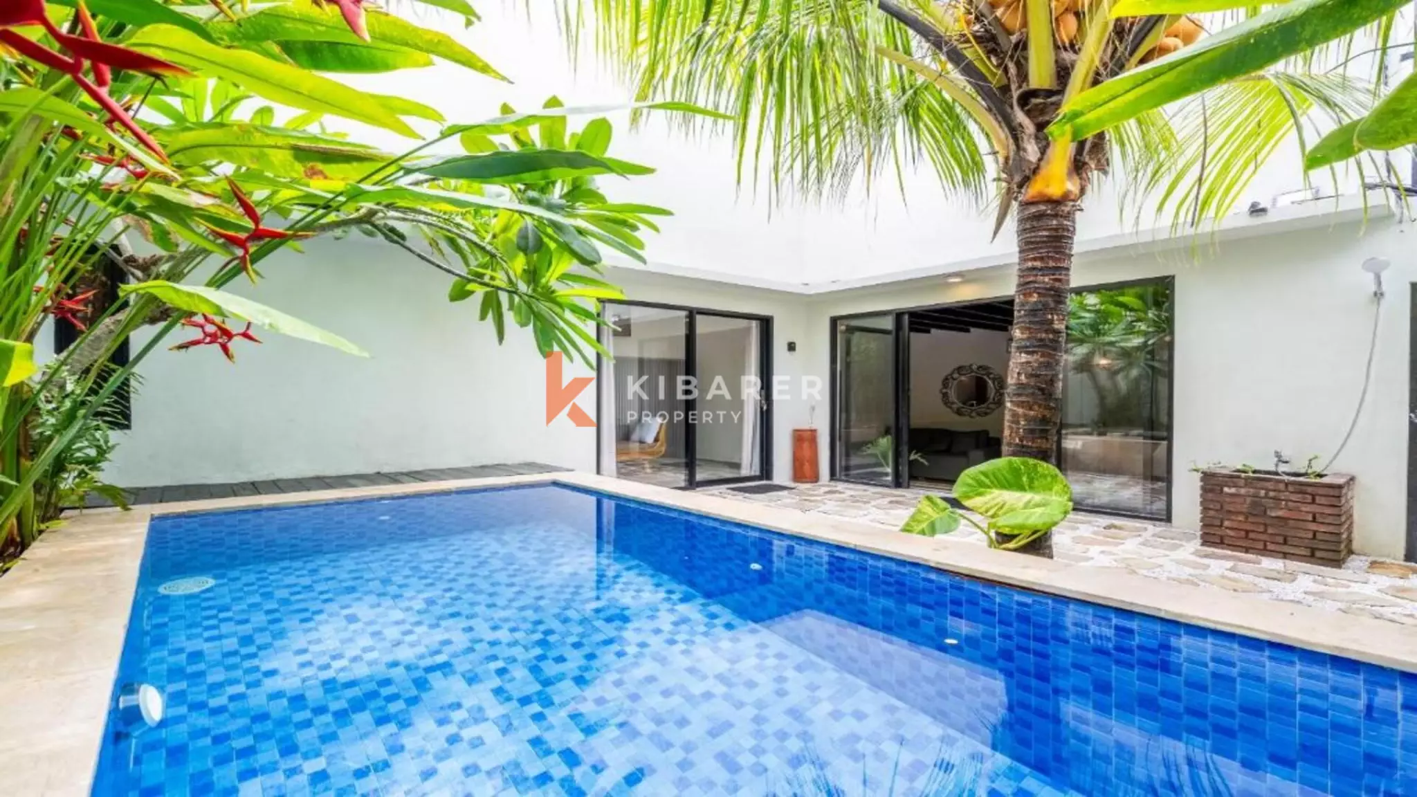 Charming Two-Bedroom Contemporary Villa with Enclosed Living in Berawa