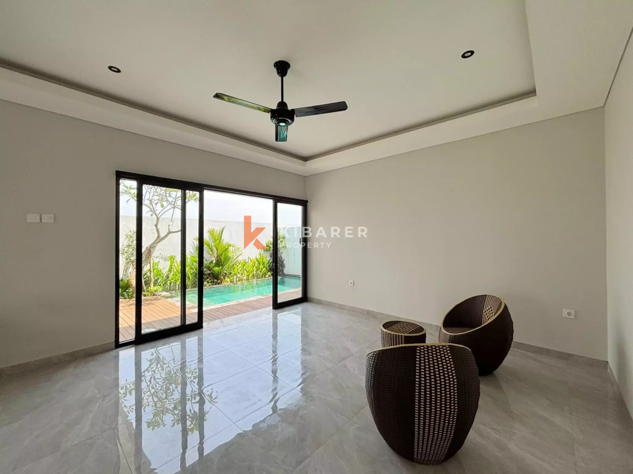 Newly Built Two Bedroom Enclosed Living Villa with Rooftop in Pererenan — image 5