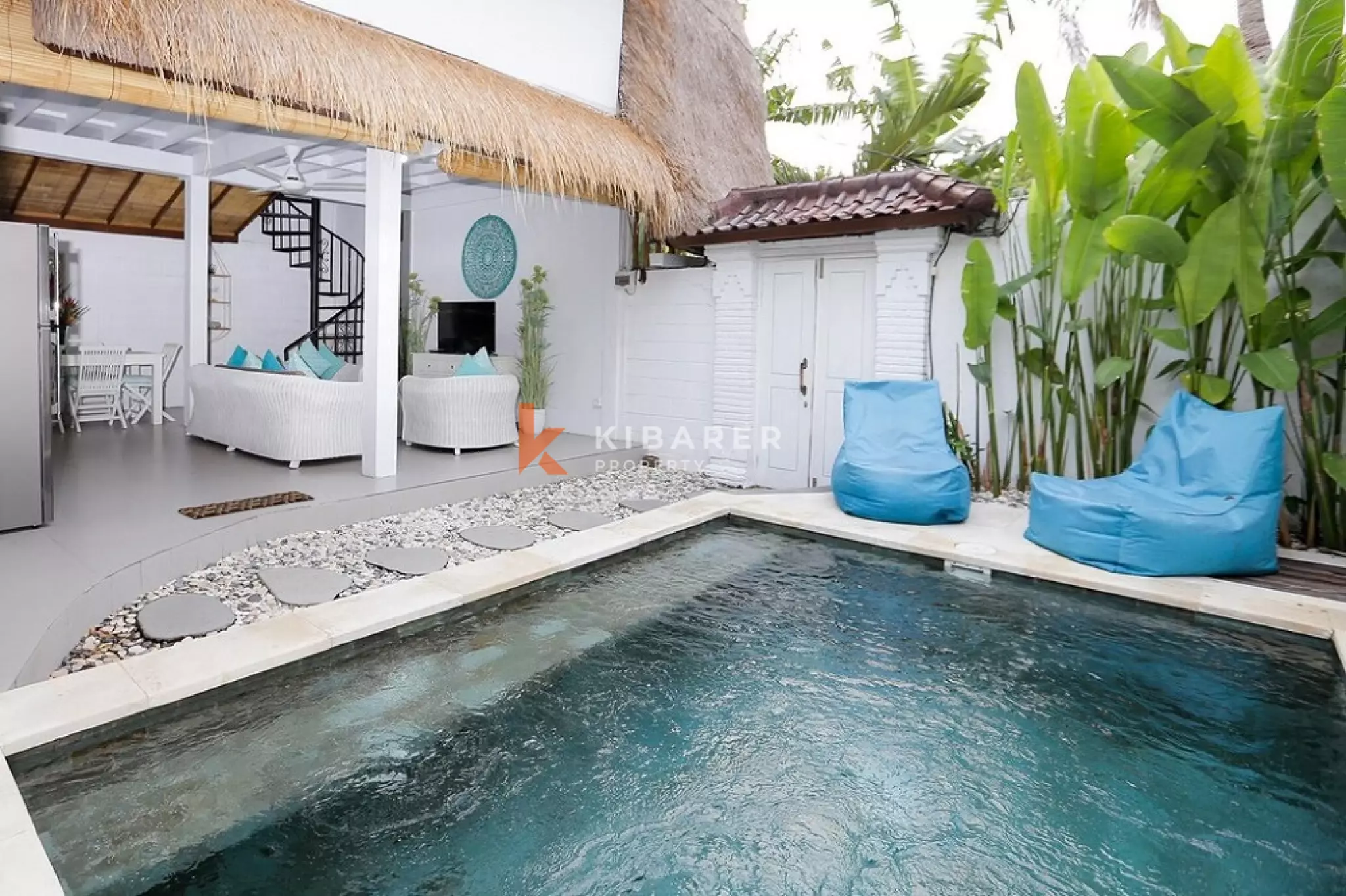 Serene Tropical Getaway Two-Bedroom Open Living Villa Situated in Legian Area