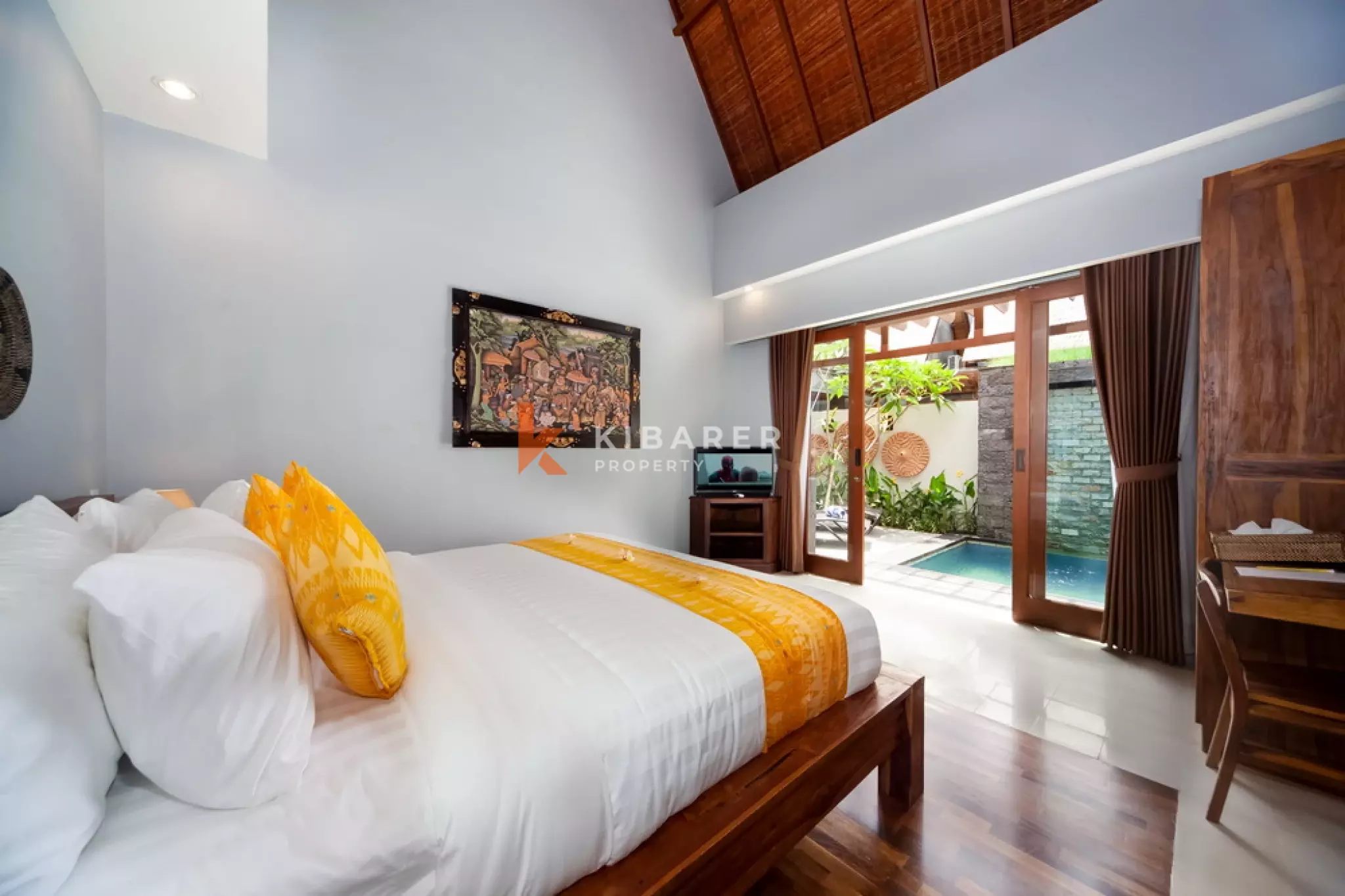 Balinesia Two-Bedroom Pool Villa Open Living Room Situated in Seminyak — image 5