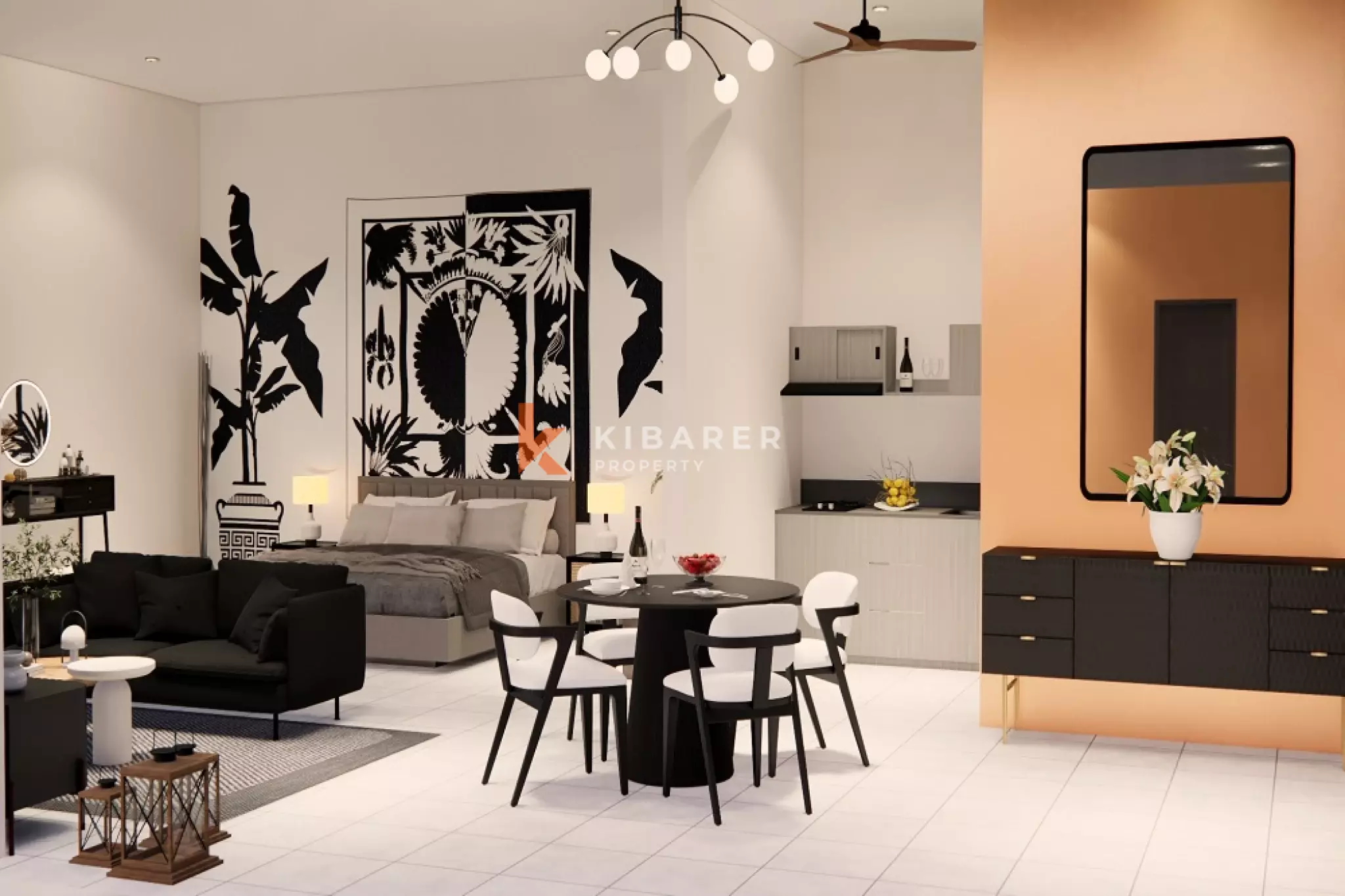Minimalist Fully Furnished One-Bedroom Apartment in Seminyak Area — image 3