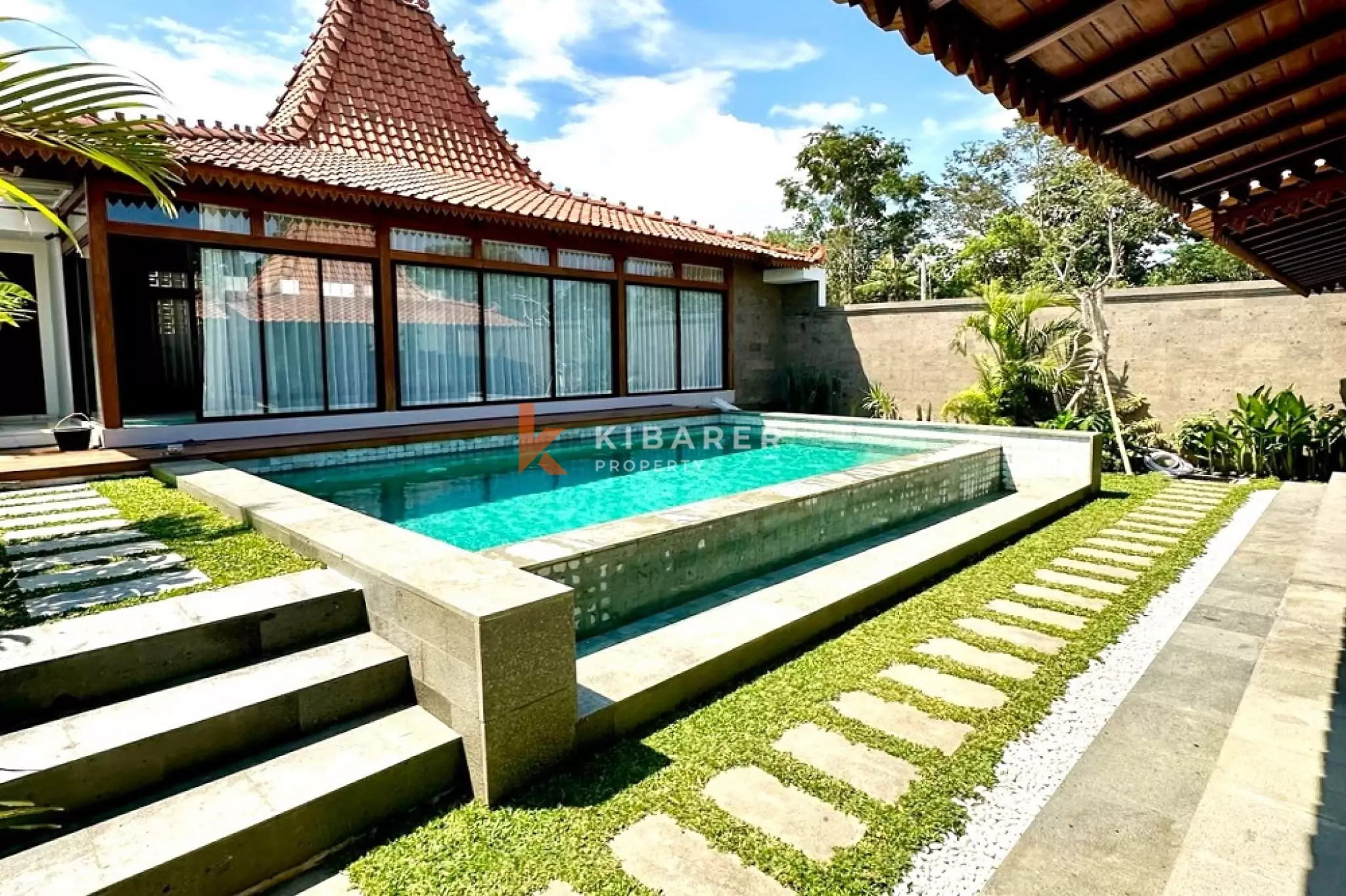 Timeless Tropical Elegance Two-Bedrooms Enclosed Living Villa in Kaba-Kaba