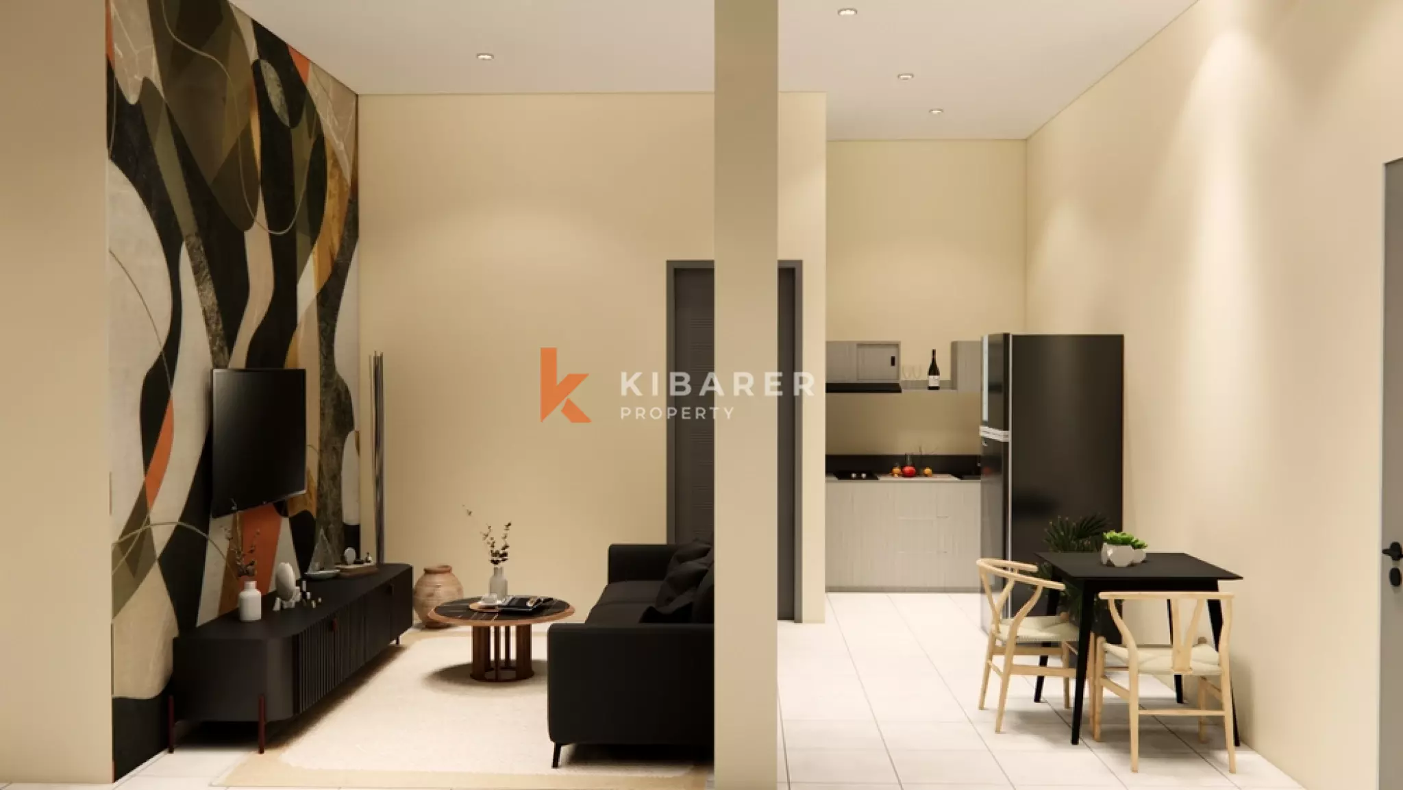 Abstract Modern Concept Fully Furnished One-Bedroom Apartment Situated in Seminyak Area — image 1