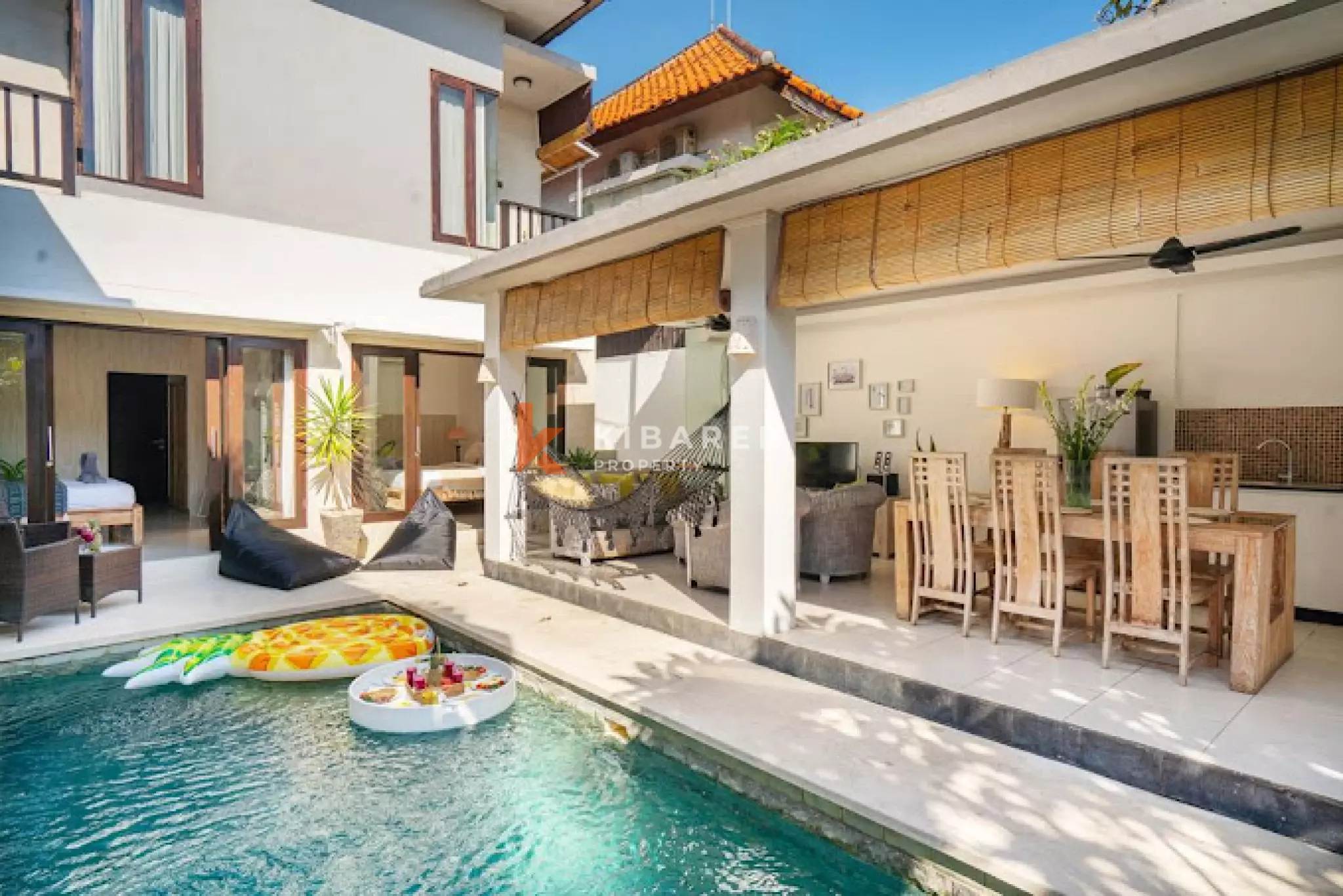 Open Three-Bedroom Bliss Escape Villa in Kerobokan