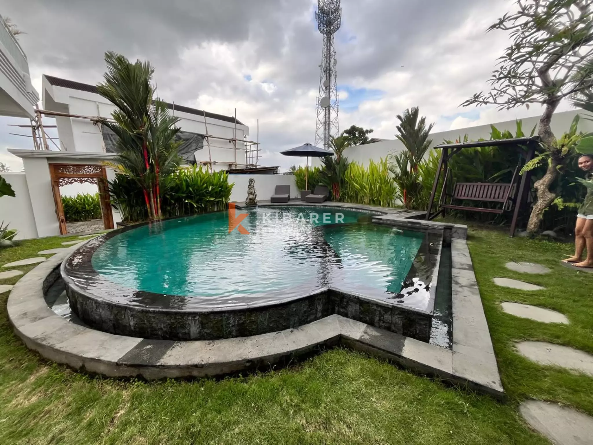 Mixed Style Two Bedroom Villa with Garden and Ricefield view in Canggu — image 3