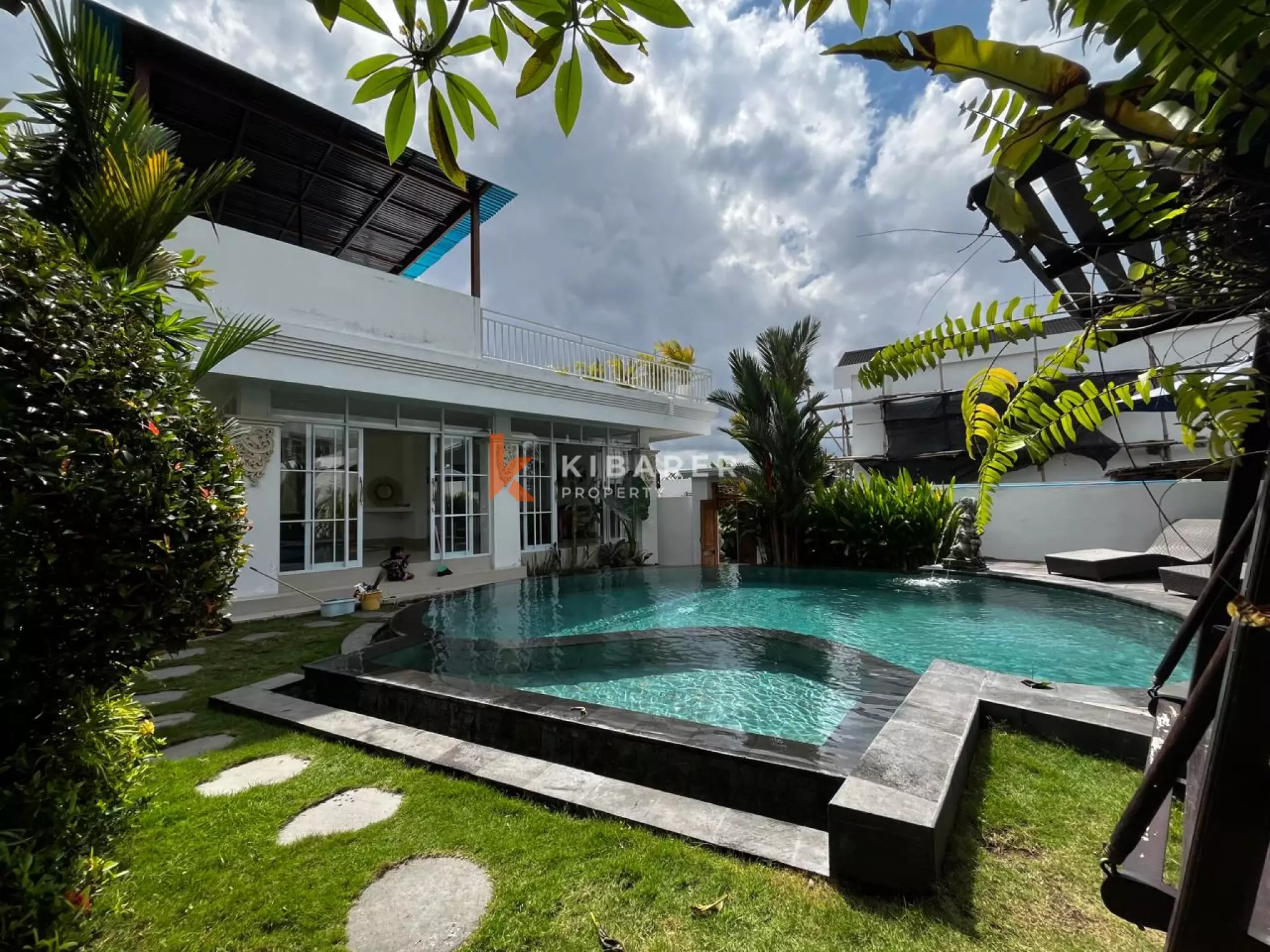 Mixed Style Two Bedroom Villa with Garden and Ricefield view in Canggu — image 4