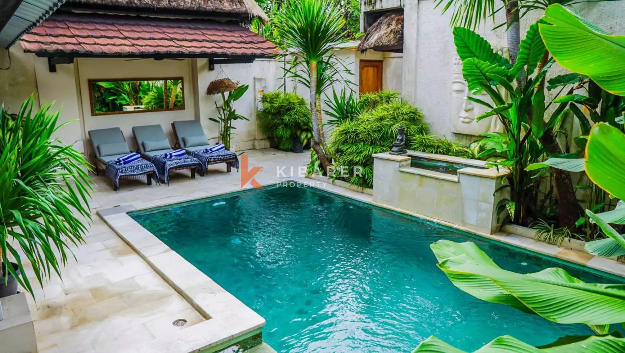 Traditional Three Bedroom Open Living Villa with Tropical Touch in Mertanadi — image 1