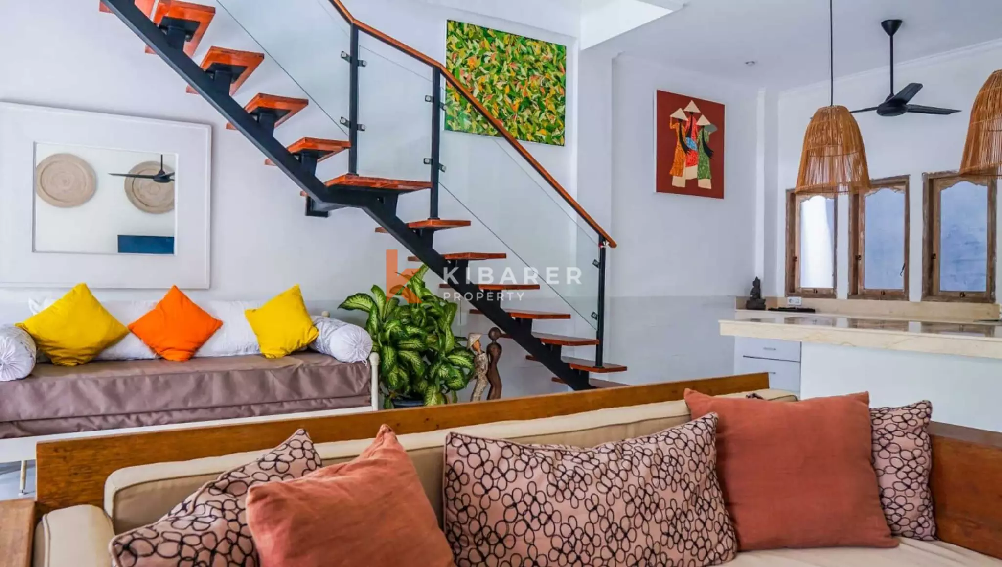 Traditional Three Bedroom Open Living Villa with Tropical Touch in Mertanadi — image 6