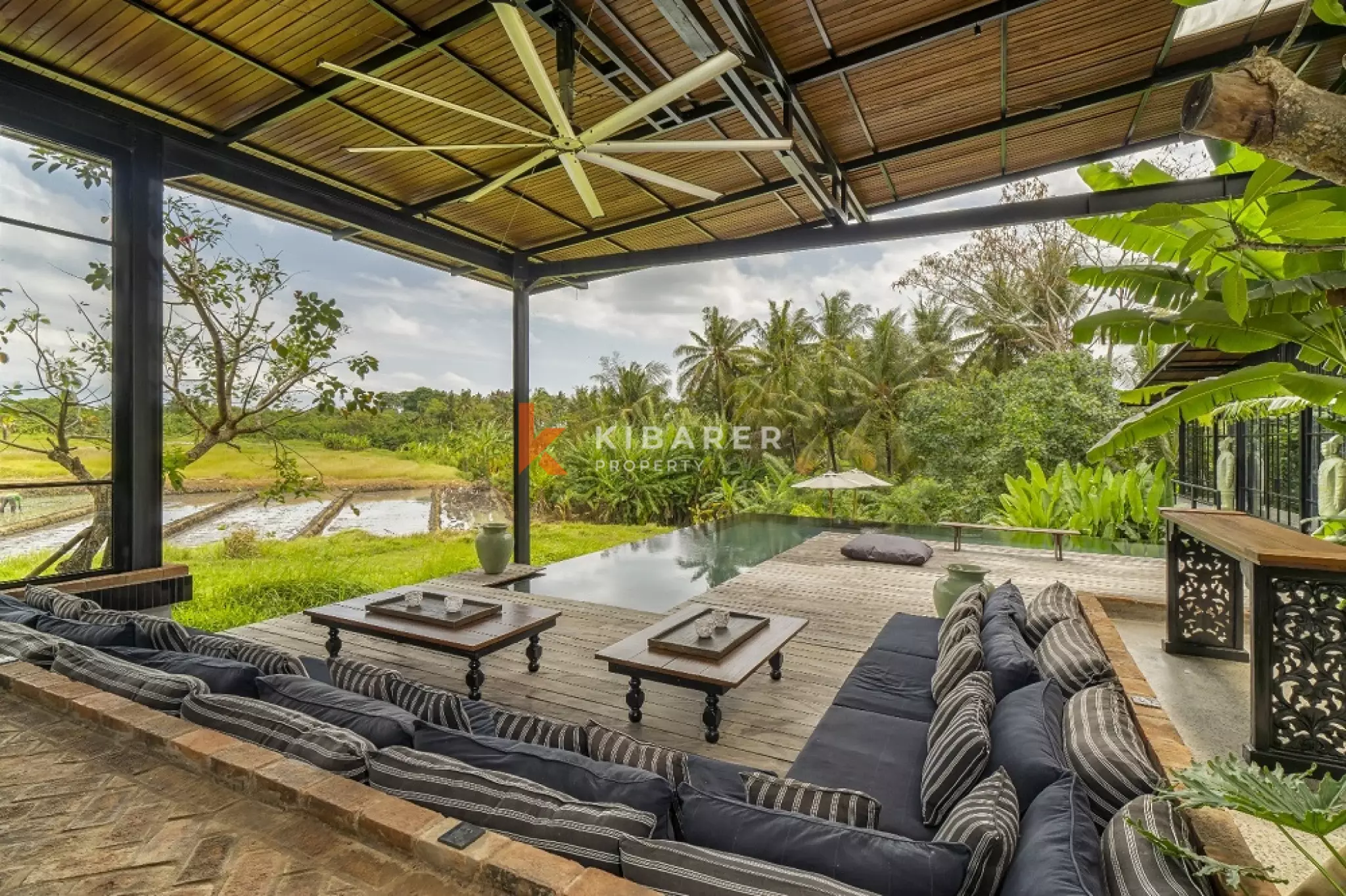 Escape Four-Bedoroms Open Villa with Rice Field Views in Tabanan — image 5