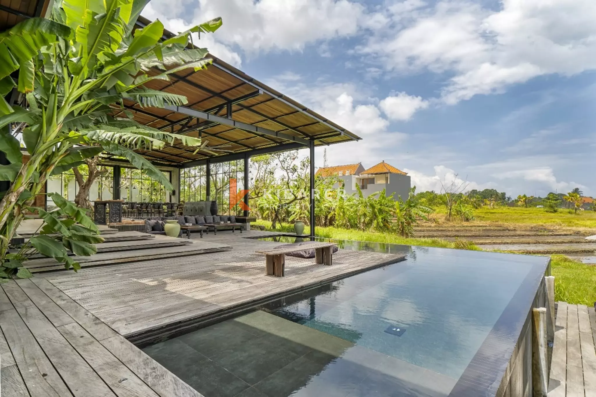 Escape Four-Bedoroms Open Villa with Rice Field Views in Tabanan — image 3