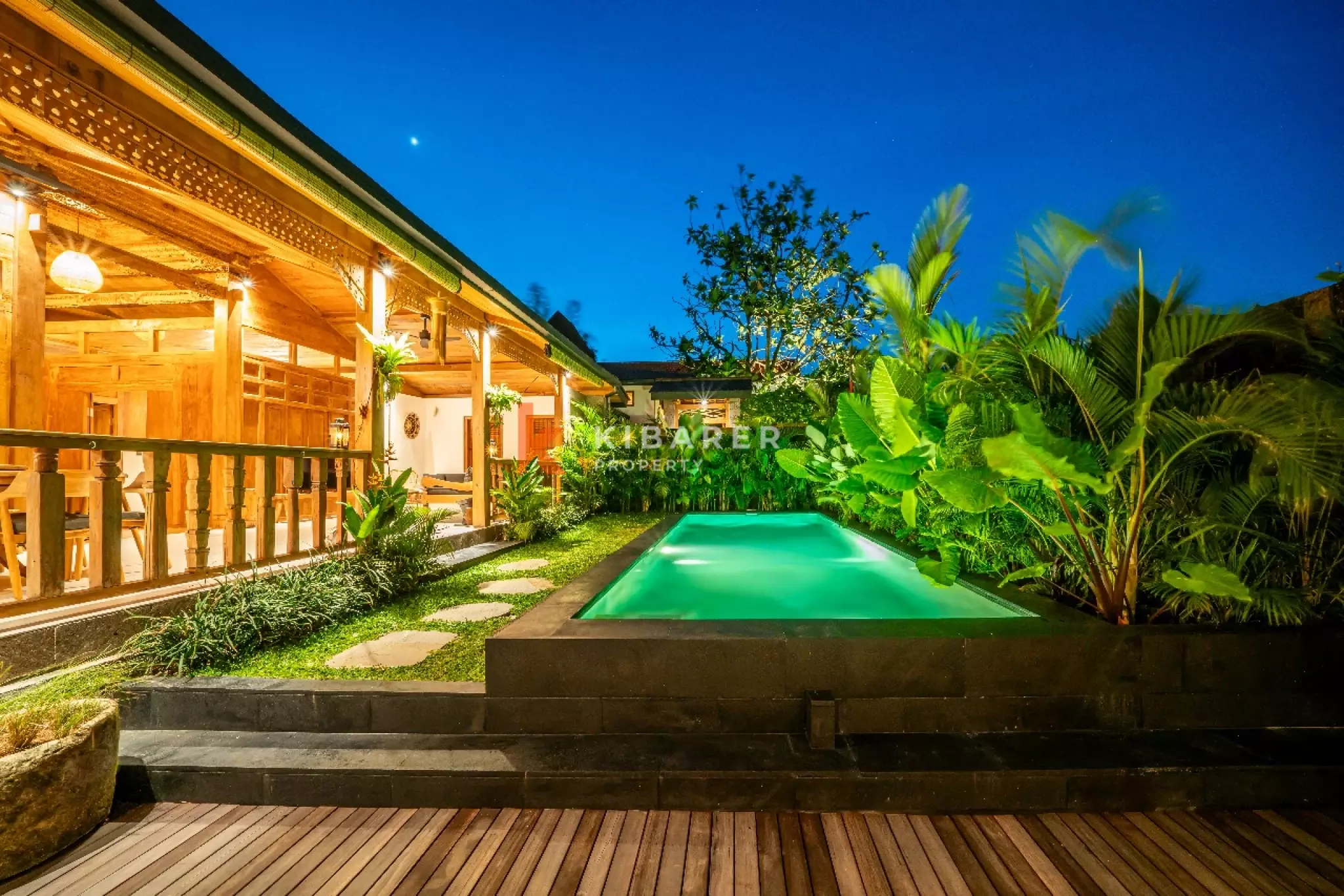 Charming Joglo-Style Three-Bedroom Villa in Quiet Canggu Location