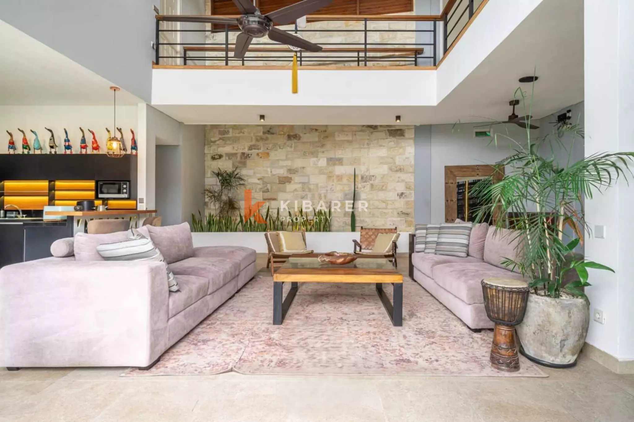 Three Bedroom Canggu Lifestyle Villa with Rooftop Terrace & Gym — image 3