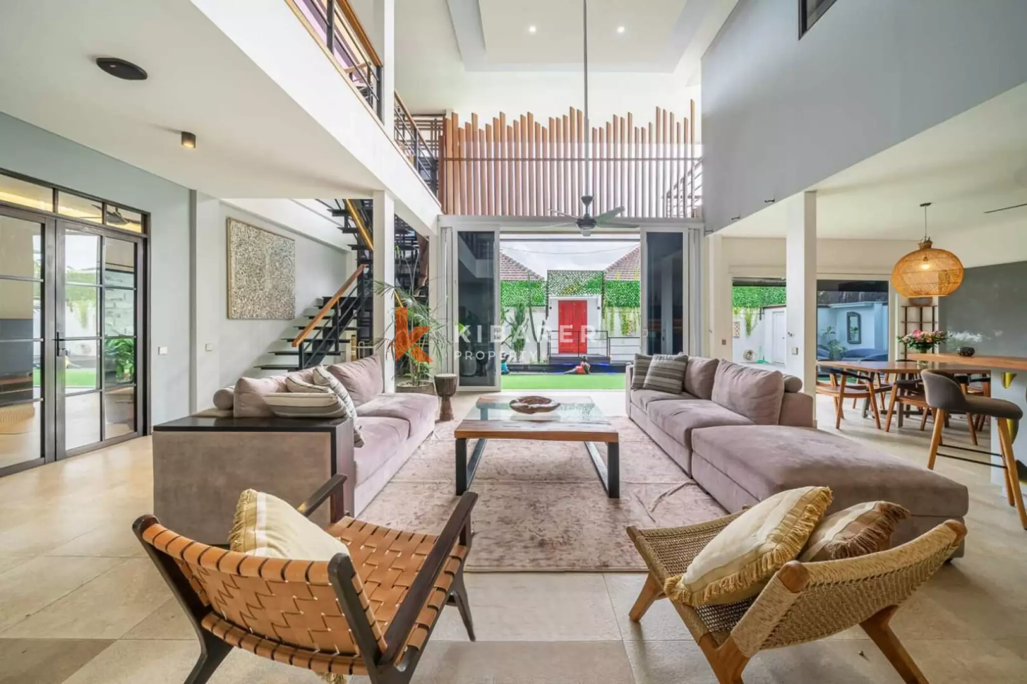 Three Bedroom Canggu Lifestyle Villa with Rooftop Terrace & Gym — image 2