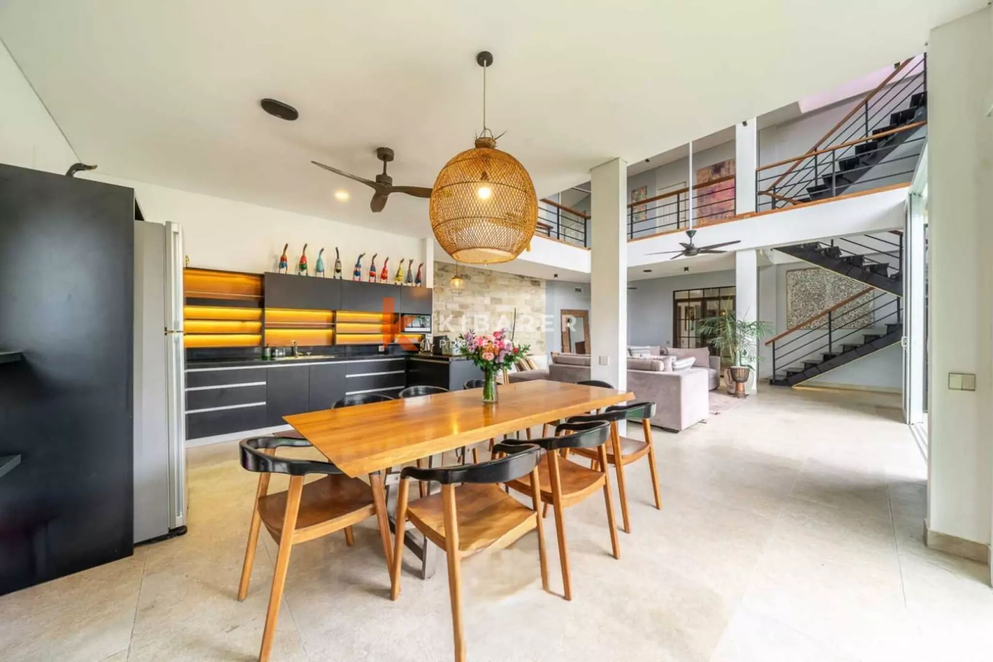 Three Bedroom Canggu Lifestyle Villa with Rooftop Terrace & Gym — image 4