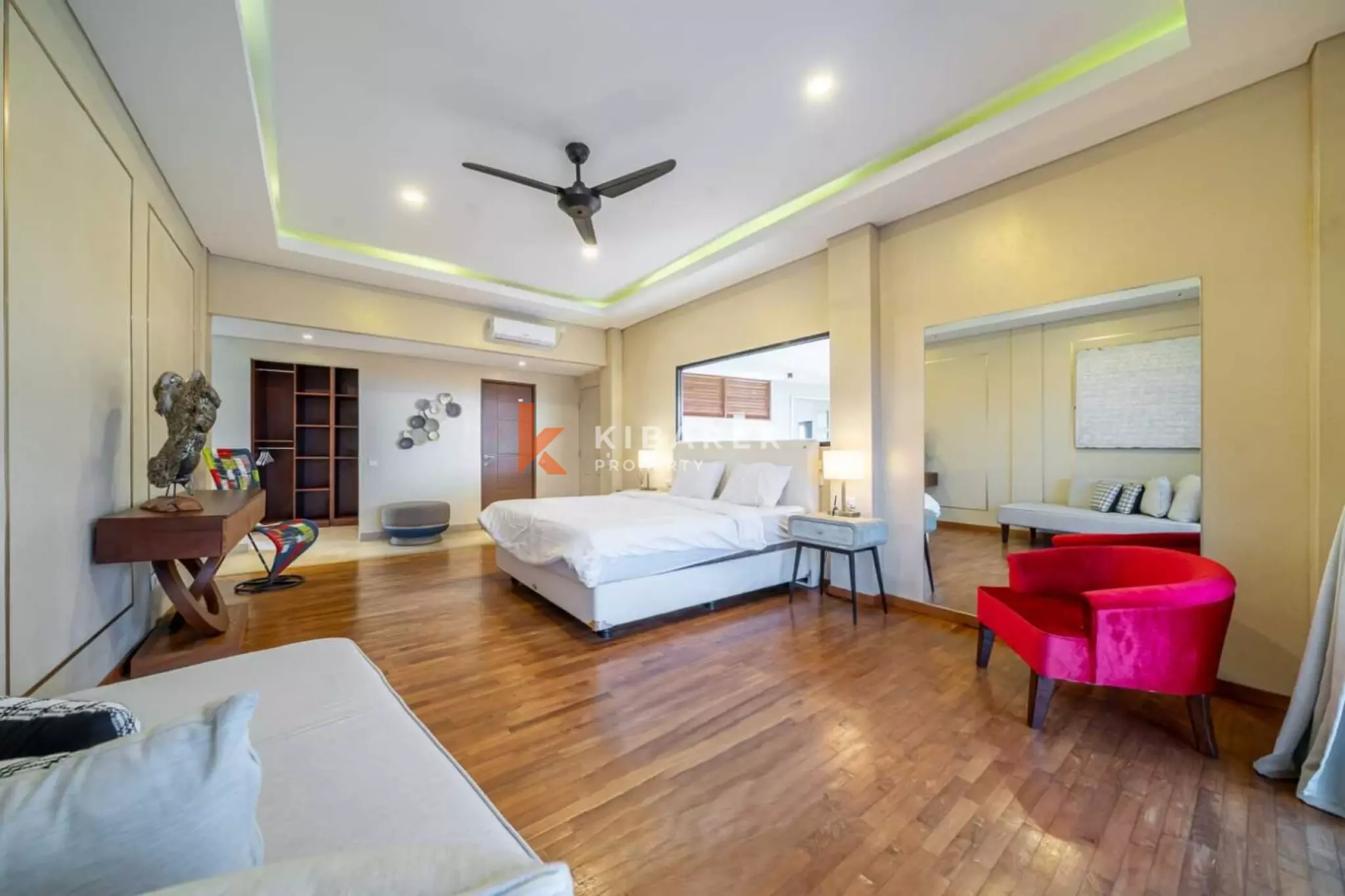 Three Bedroom Canggu Lifestyle Villa with Rooftop Terrace & Gym — image 8