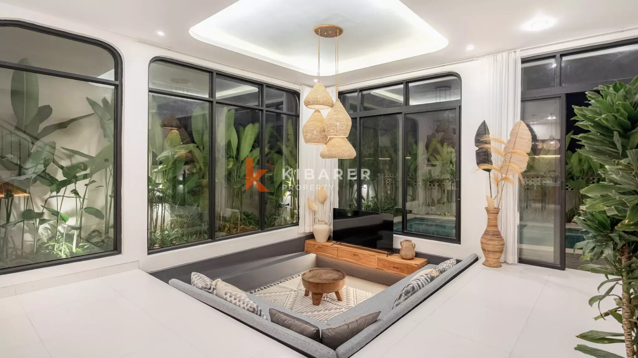 Minimalist Modern Two-Bedroom Villa with Sunken Living Room in Berawa — image 13