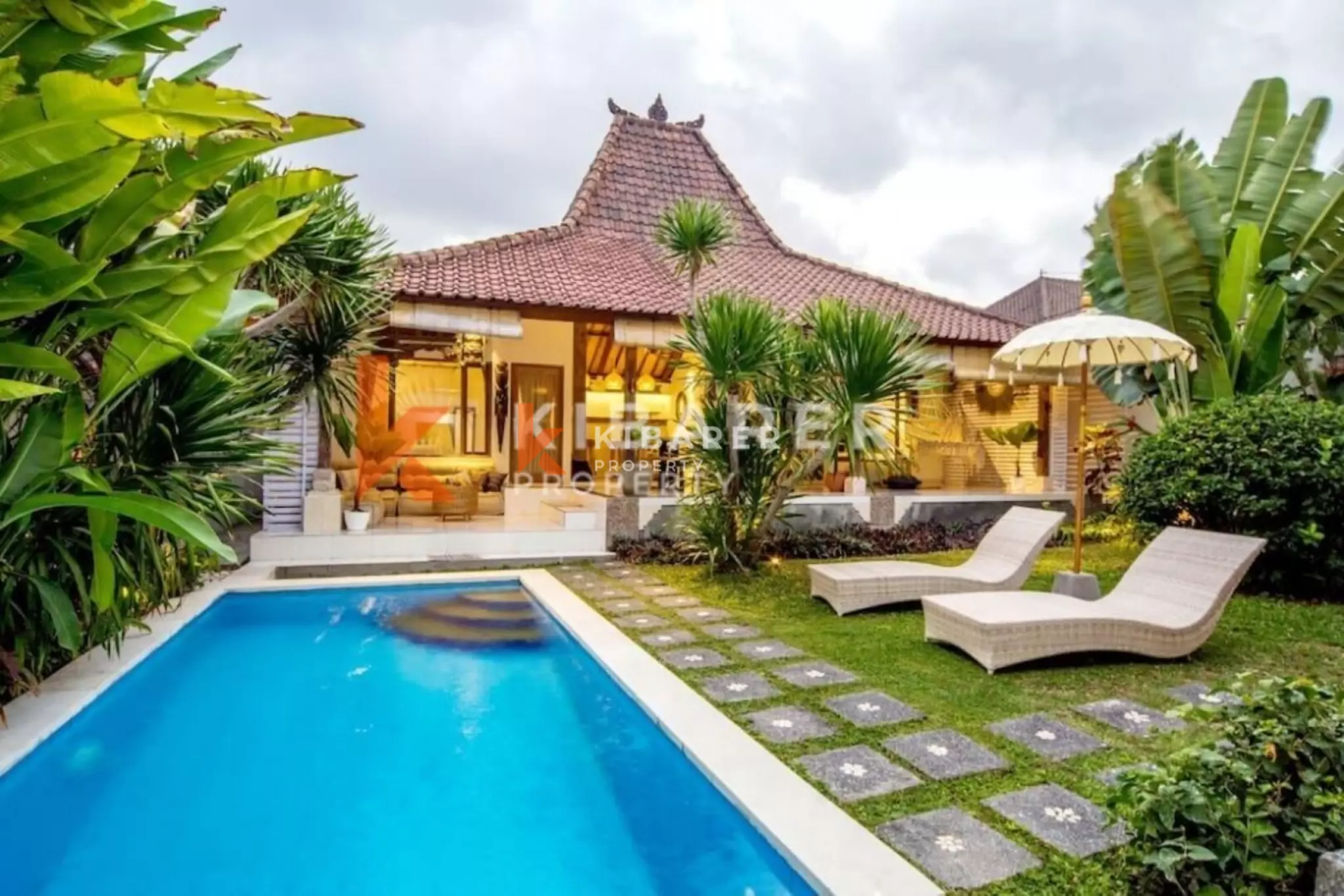 Two Bedroom Teak with Modern Bohemian Style Situated in Kerobokan