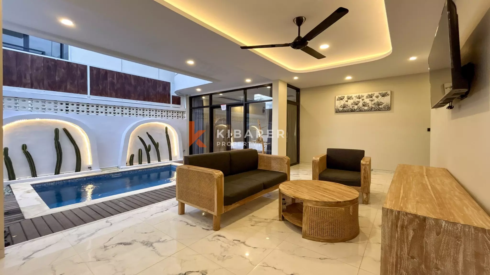 Stunning Two-Bedroom Open Concept Villa with Rooftop in Canggu