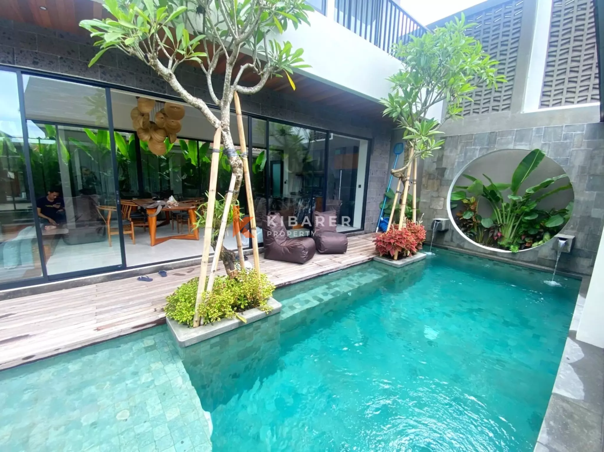 Contemporary Enclosed Three Bedroom Villa in Peaceful Batu Bolong