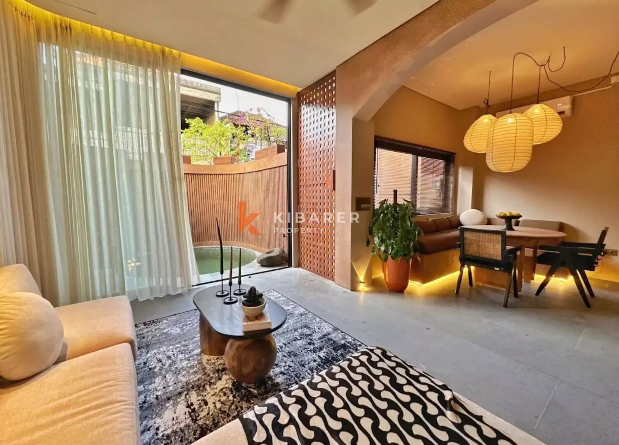 Architect Designed Wabi-Sabi Luxury - Three Bedroom Villa in Central Berawa
