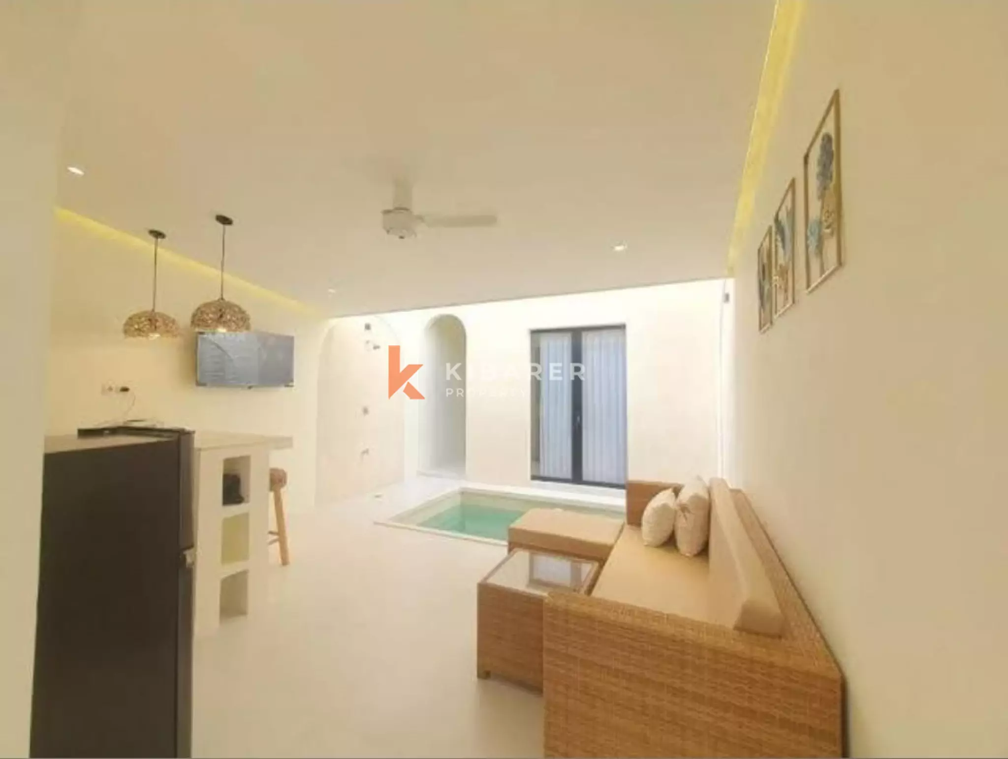 Tranquil Ricefield-View Two-Bedrooms Villa Near Sanur — image 2