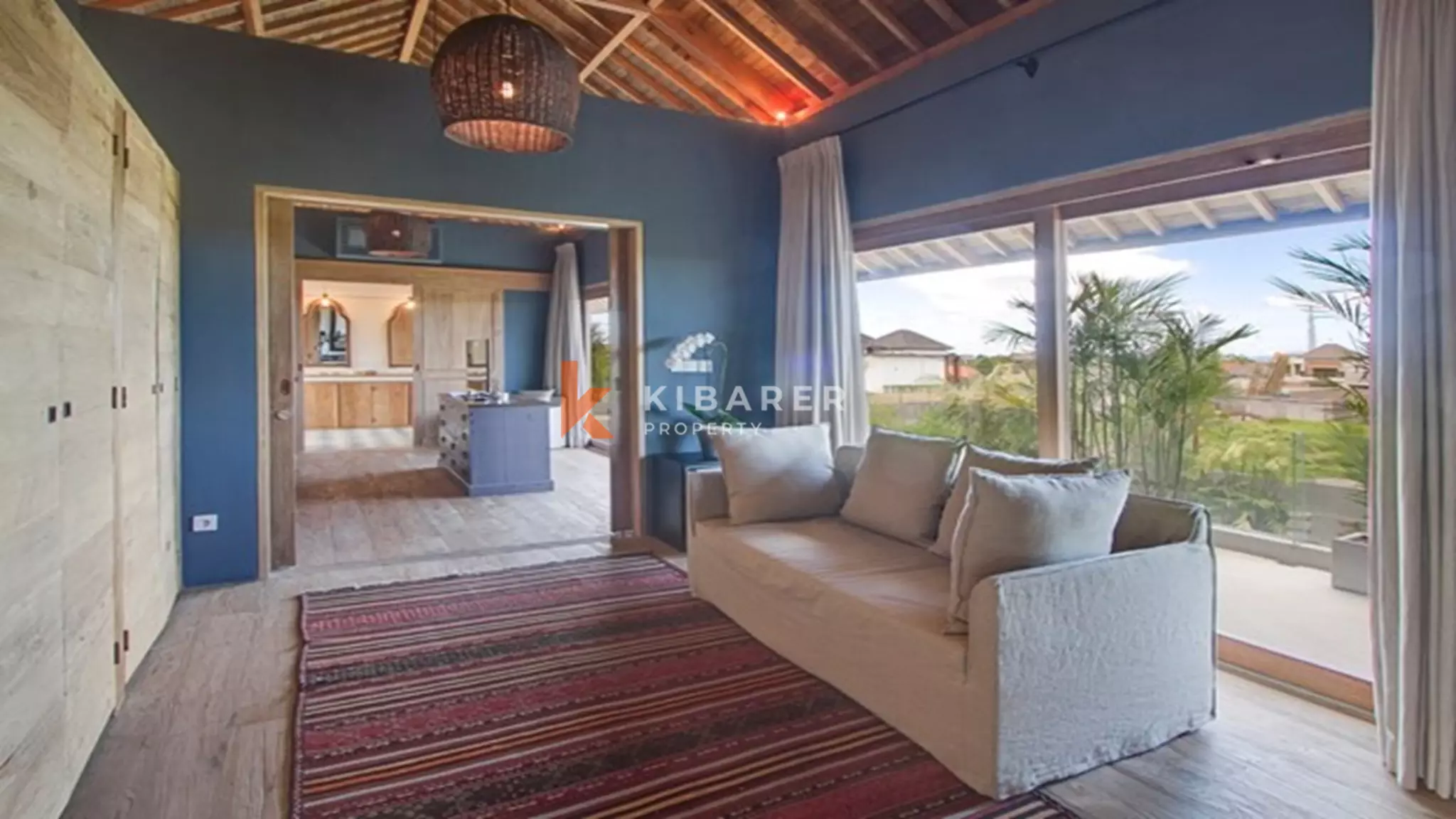 Sophisticated Five-Bedroom Garden Villa for Long-Term Rent in Canggu YRR3751 — image 16