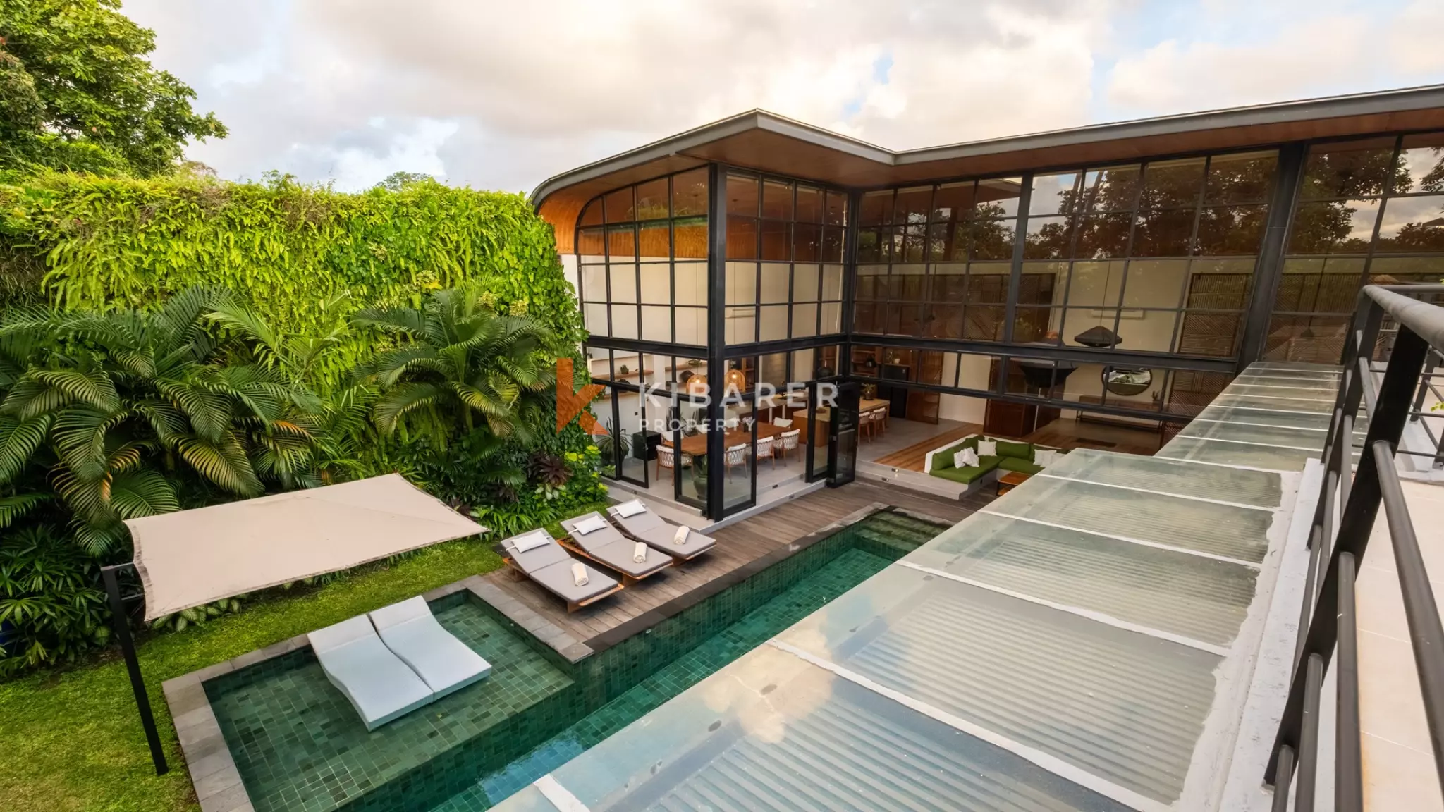 Modern Luxury Four-Bedroom Villa with Private Pool and River View in Pererenan