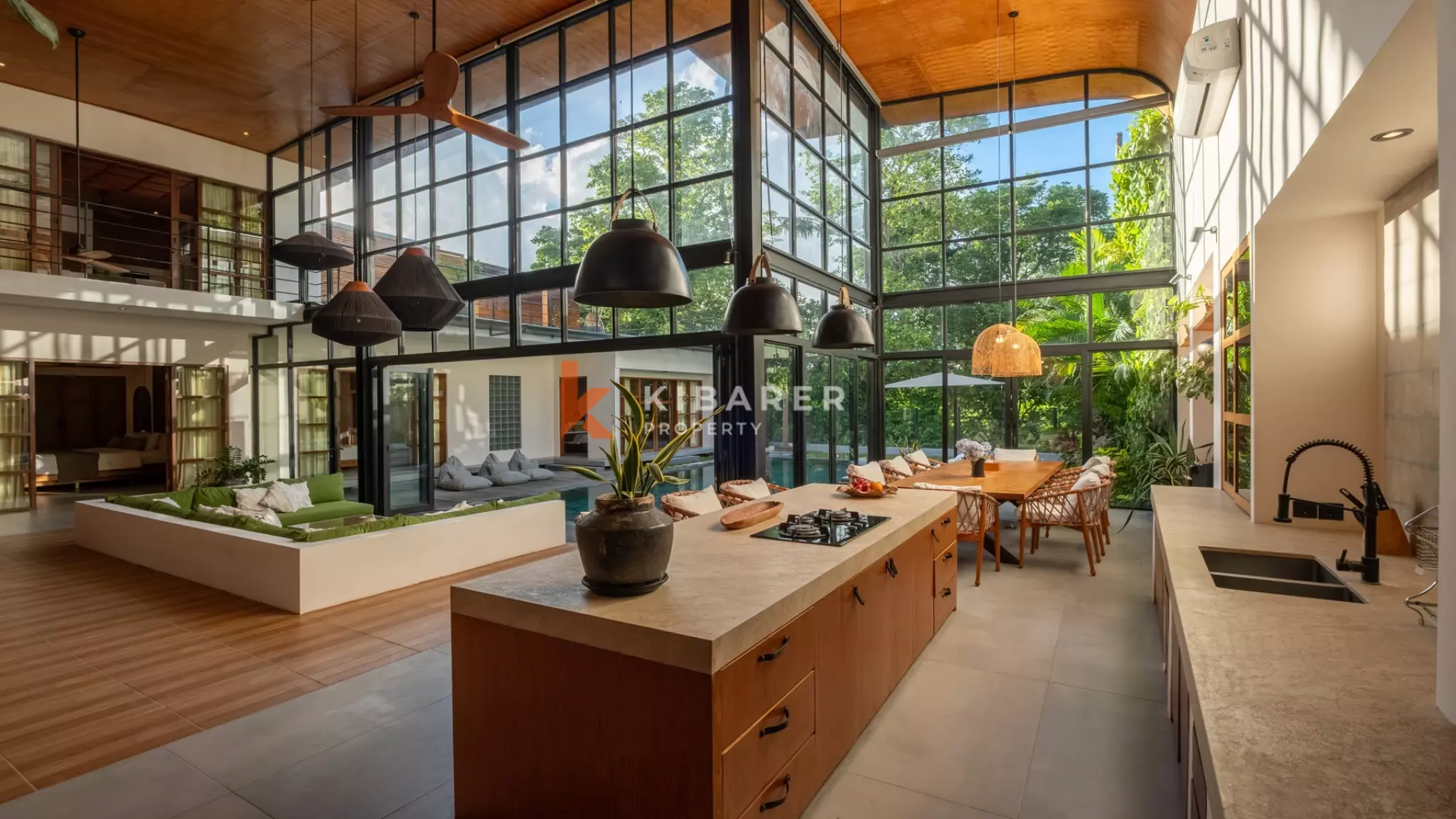 Modern Luxury Four-Bedroom Villa with Private Pool and River View in Pererenan — image 2