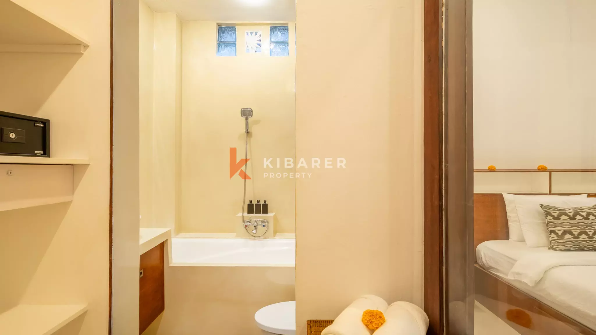 Timeless Balinese Two-Bedroom Enclosed Living Room in Kerobokan — image 15
