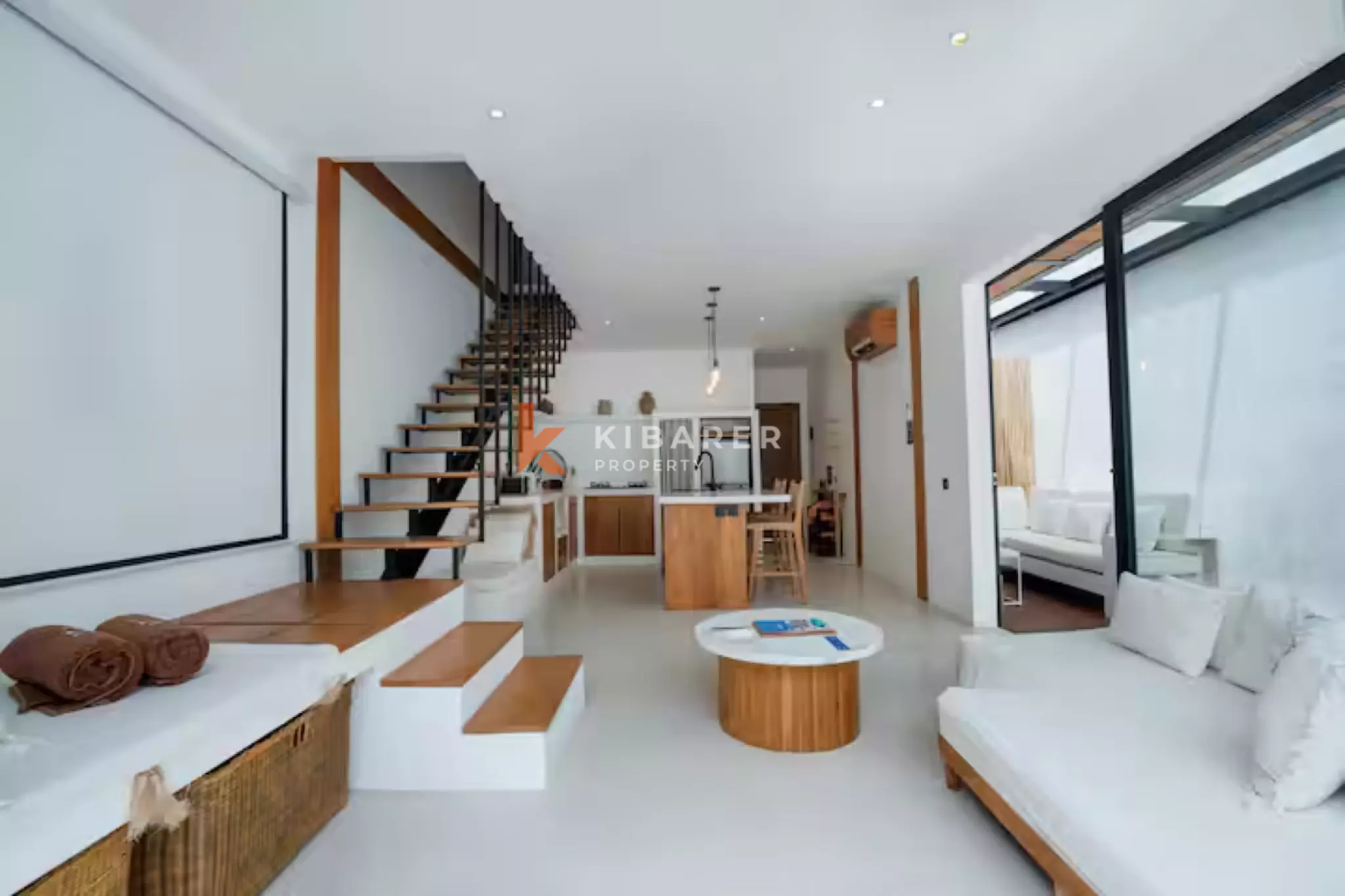 Stylish Loft-Style One-Bedroom Villa with Private Pool in Padonan — image 9