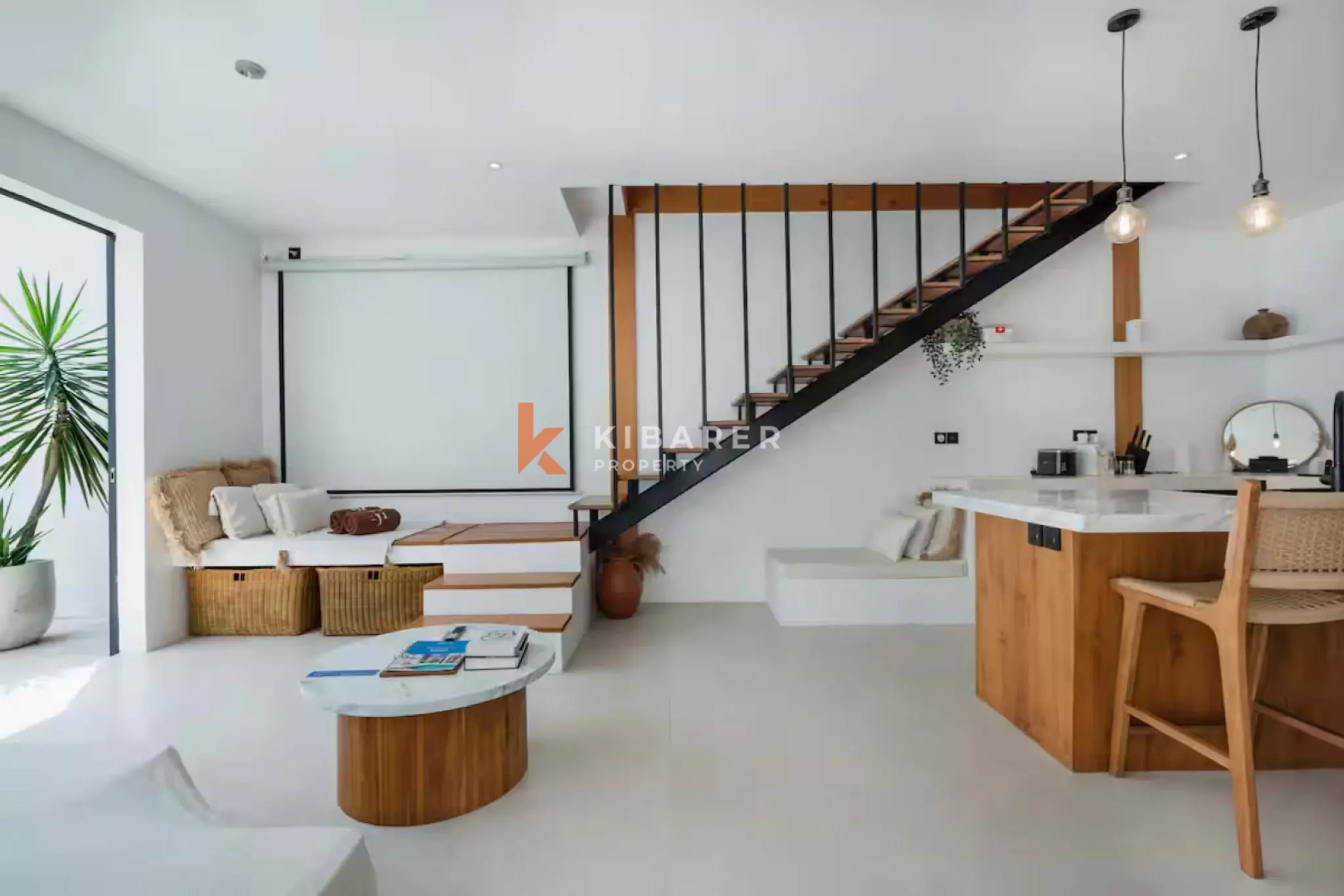 Stylish Loft-Style One-Bedroom Villa with Private Pool in Padonan — image 7