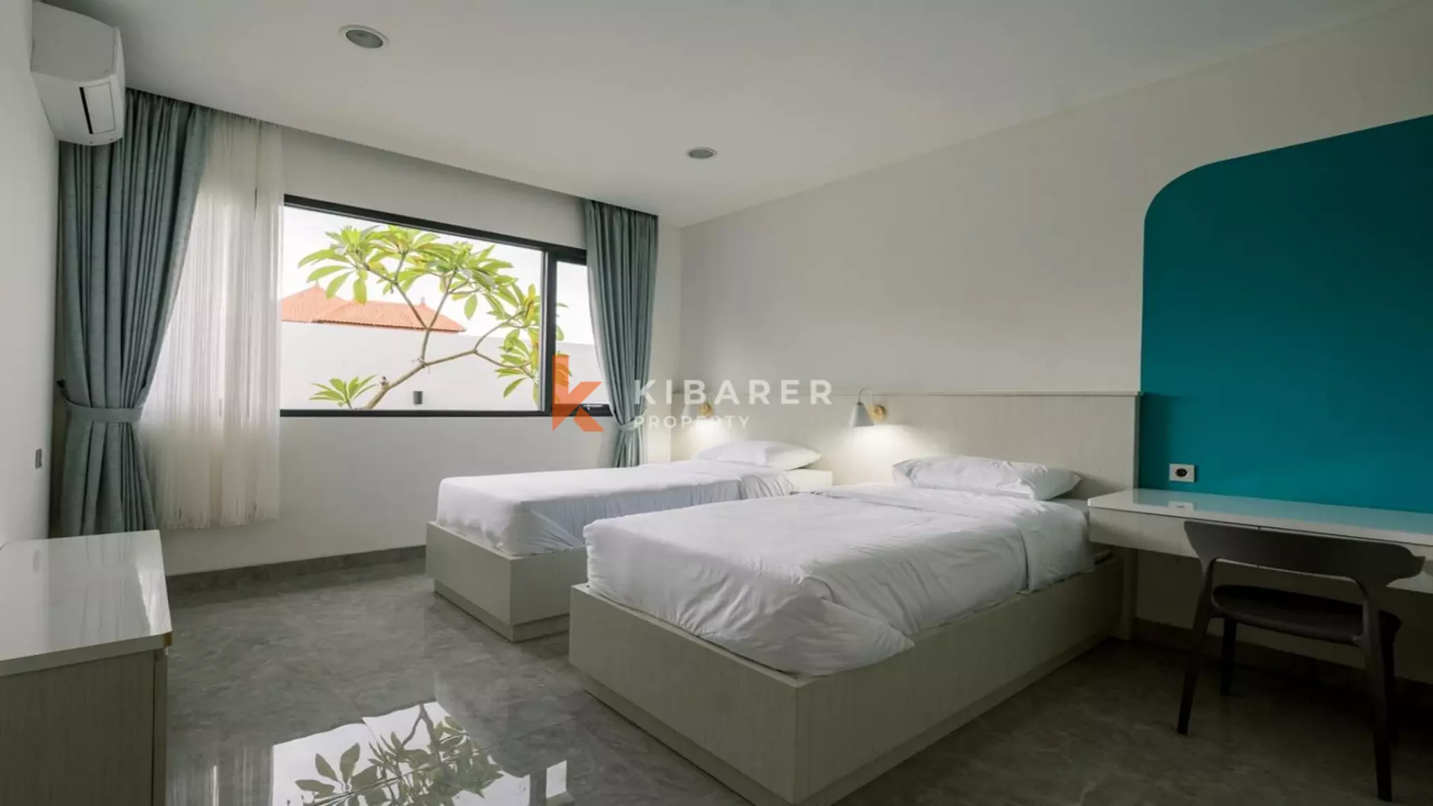 Modern Two-Bedroom Furnished Villa with Shared Pool in Denpasar — image 7