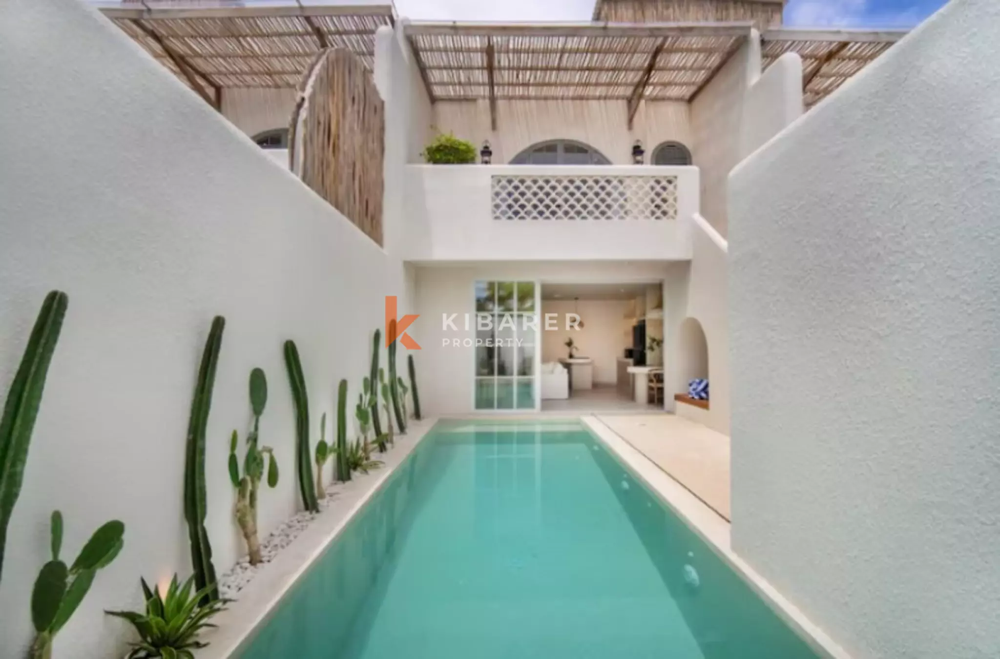 Modern Spanish Style Two Bedroom Pool Villa Near Batu Bolong — image 1