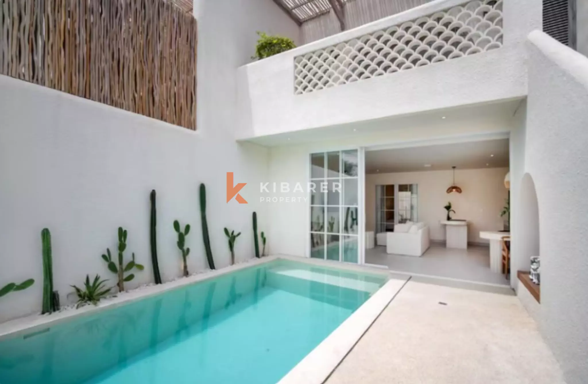 Modern Spanish Style Two Bedroom Pool Villa Near Batu Bolong — image 2