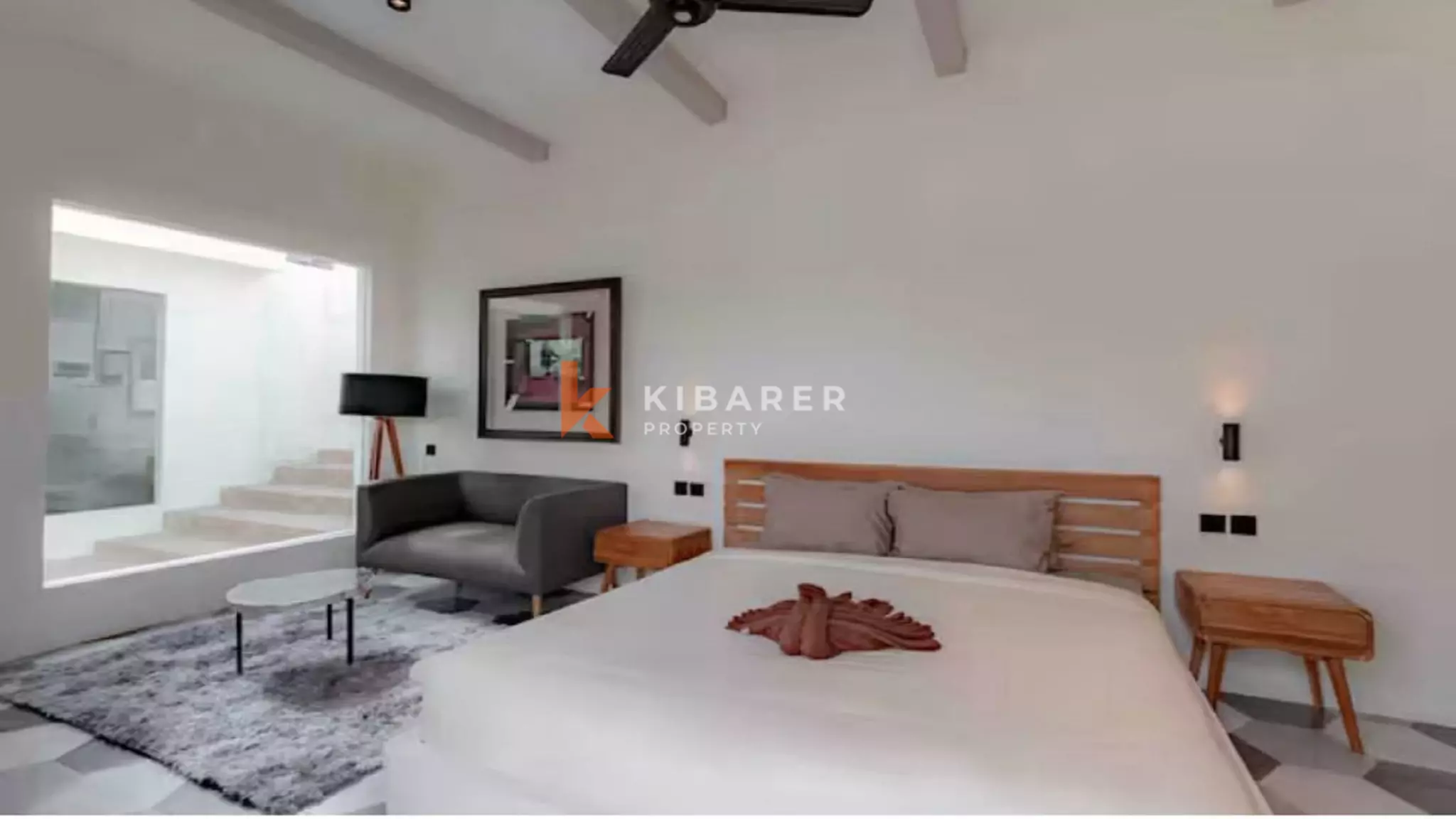 Stylish Junior Suite Three-Bedrooms Villa with Sunken Outdoor in Canggu — image 12