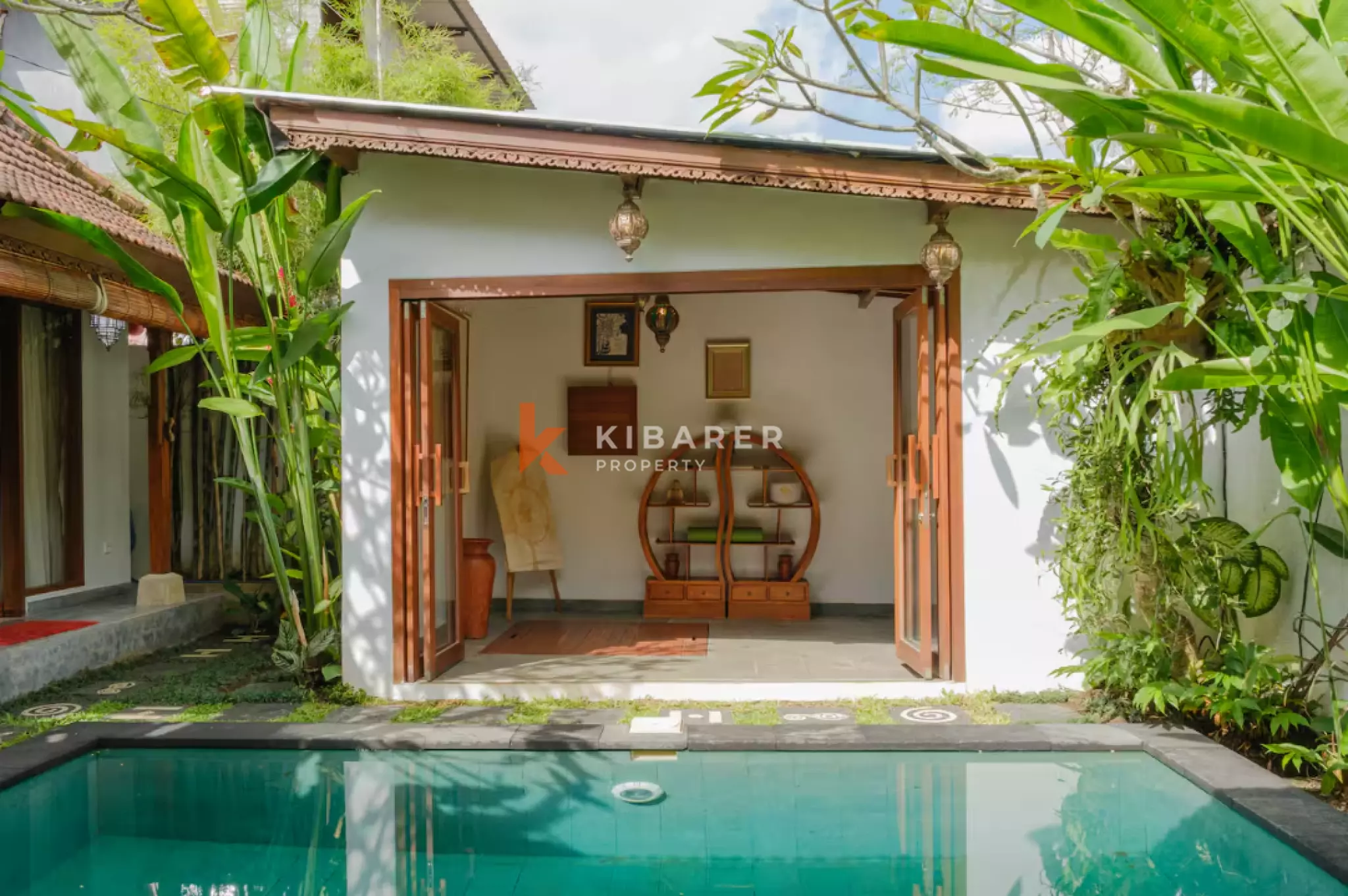 Cozy Two-Bedroom Pool Villa with Yoga Shala and Tropical Ambience