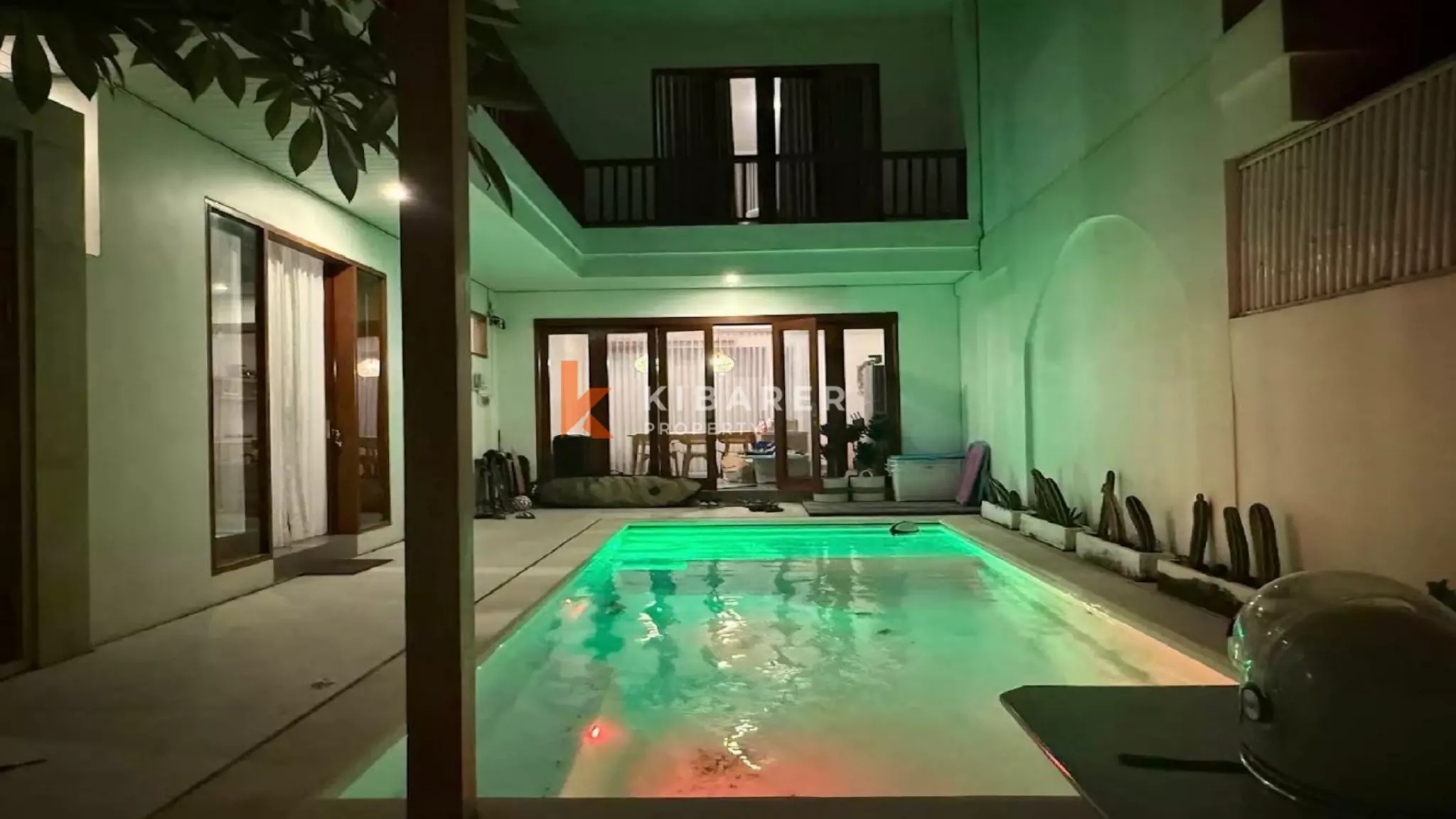 Modern Island Escape Three-Bedrooms Villa with Rice Field View Near Berawa & Batu Bolong