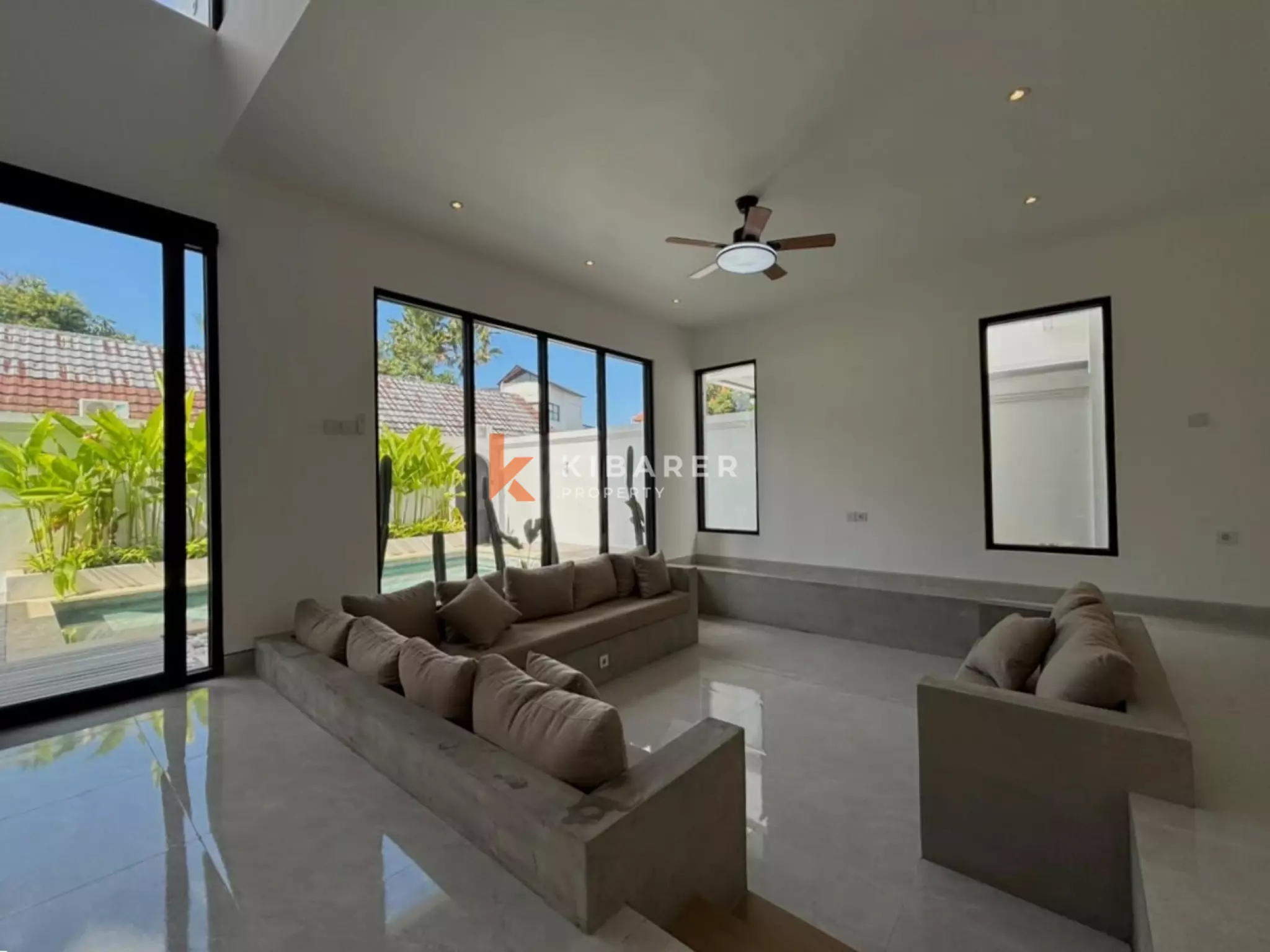 Stylish Two Bedroom Unfurnished Villa for Yearly Rent in Berawa — image 4
