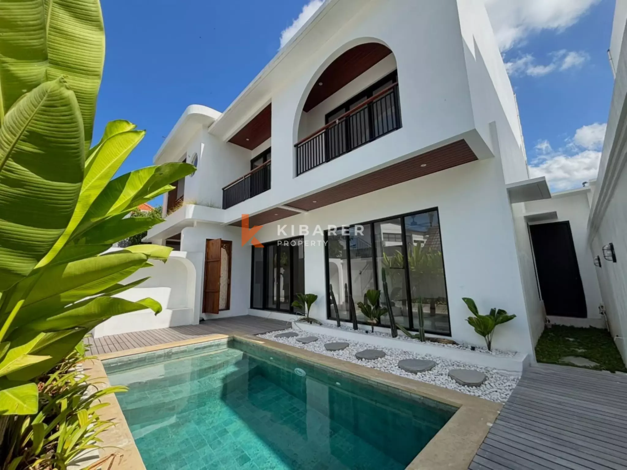 Stylish Two Bedroom Unfurnished Villa for Yearly Rent in Berawa