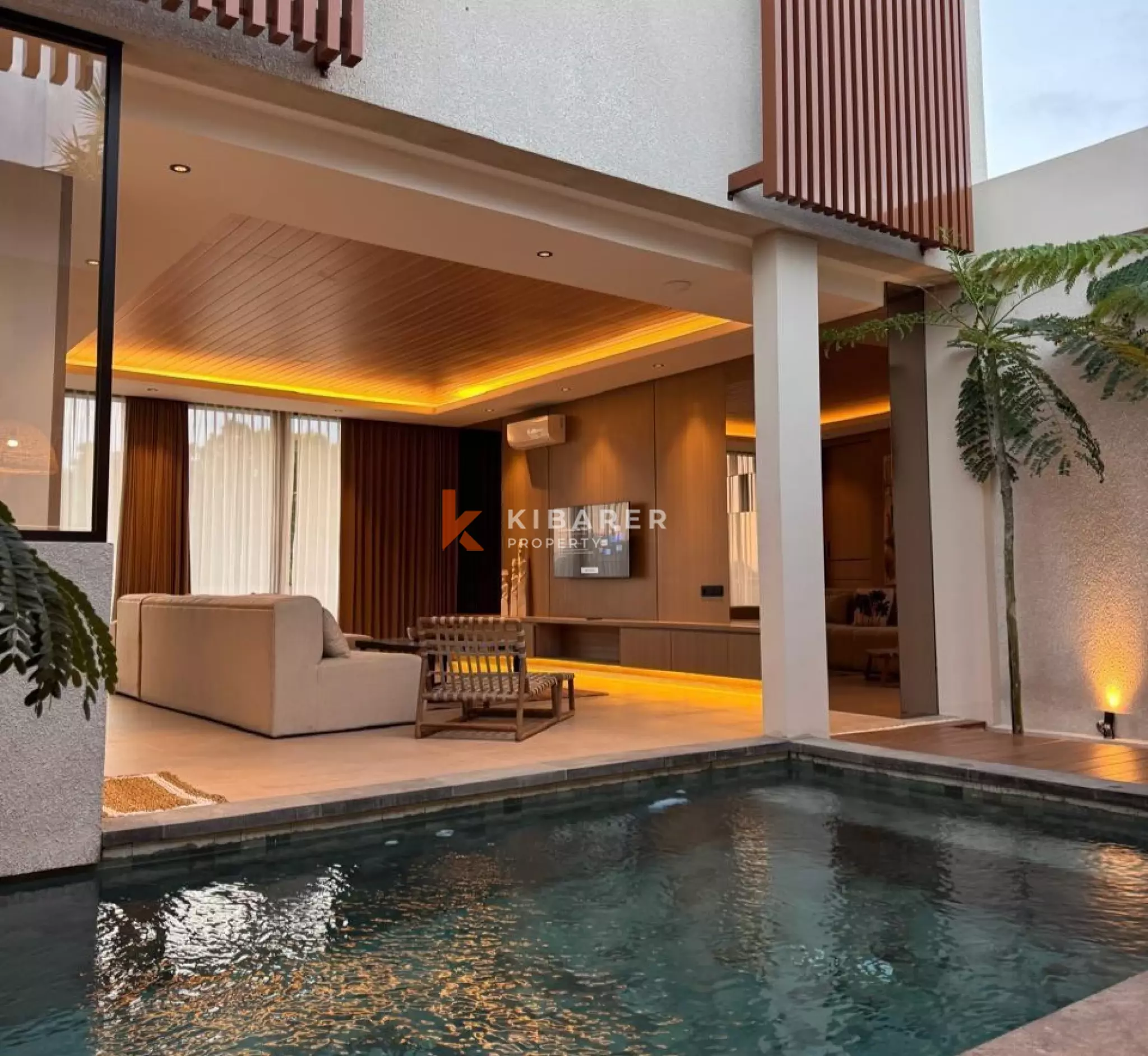 Charming Three-Bedroom Villa with Open Living Space in Canggu