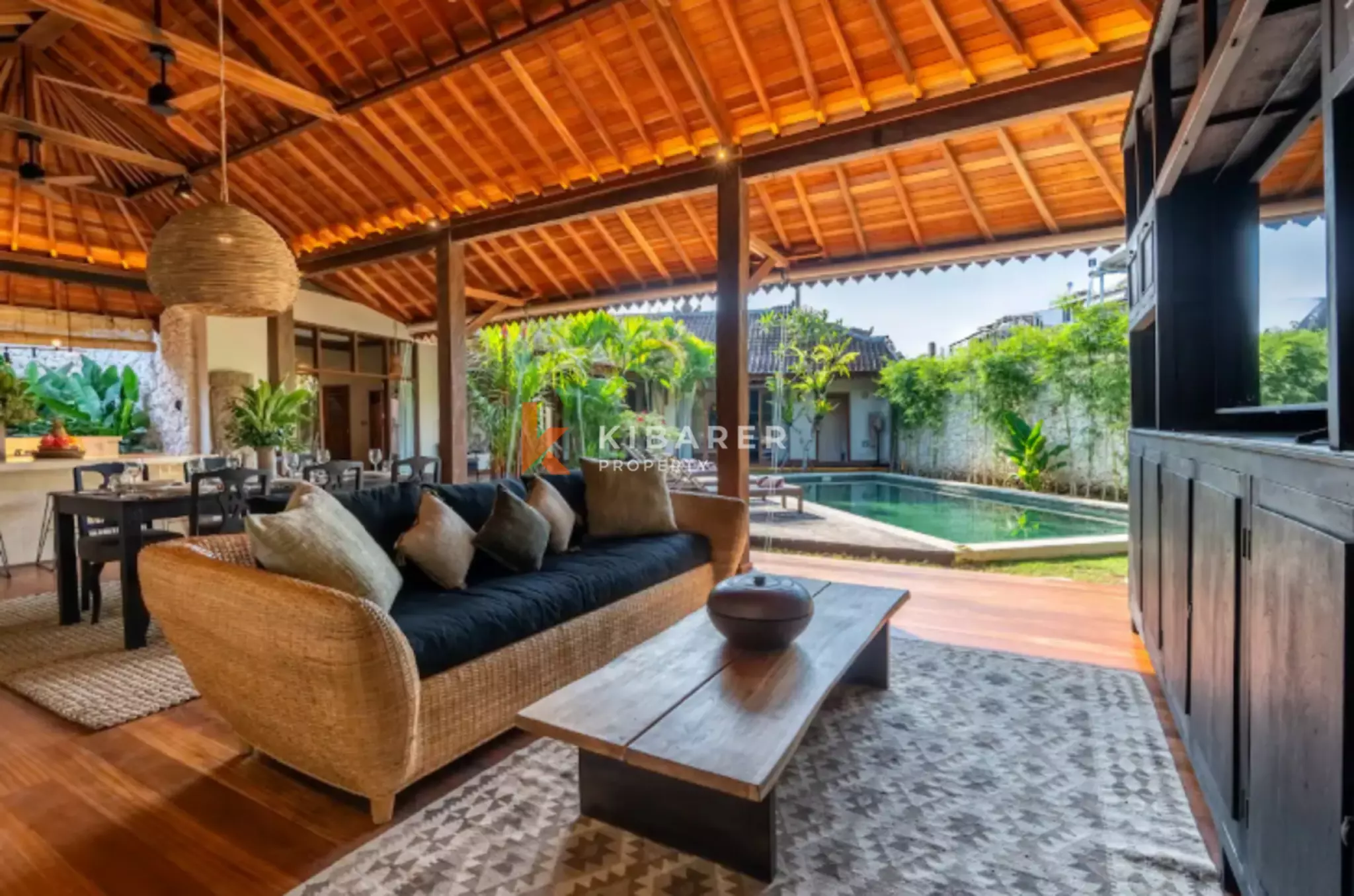 Dreamy Three Bedroom Balinese Villa with Garden Views Near Canggu — image 4